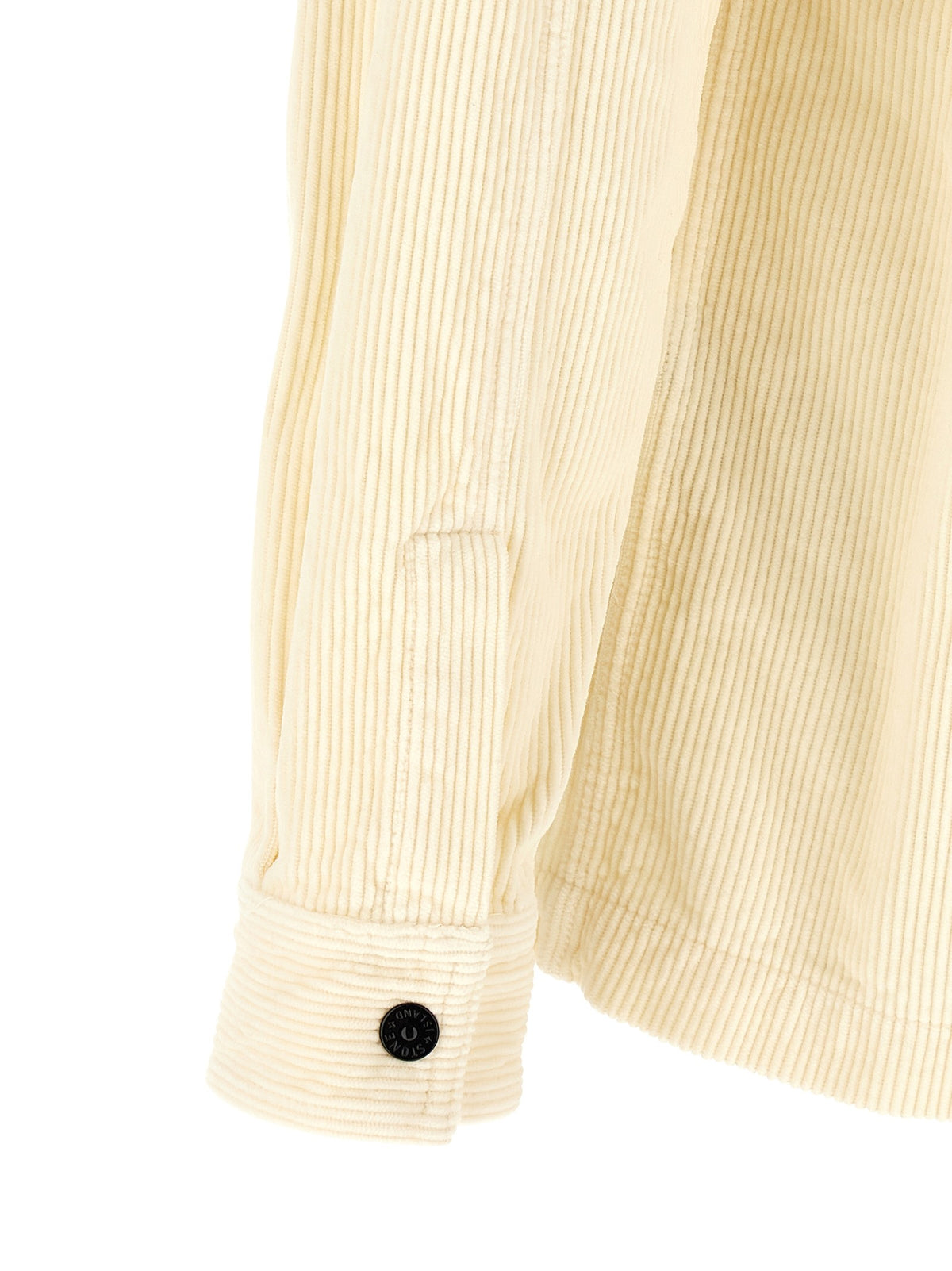 Stone Island Corduroy overshirt – Ivoor
