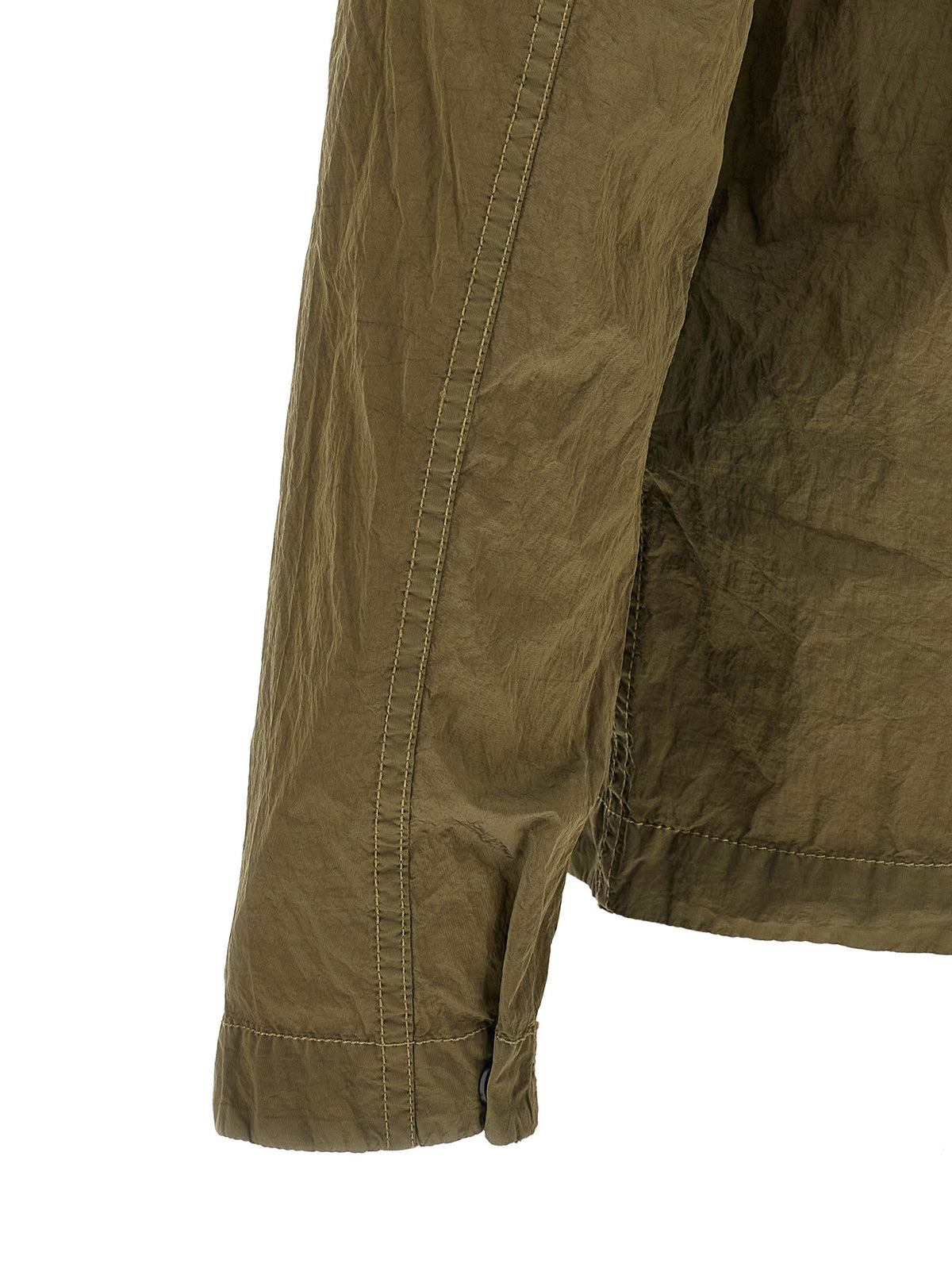 Stone Island Nylon Metal Overshirt – Olijfgroen