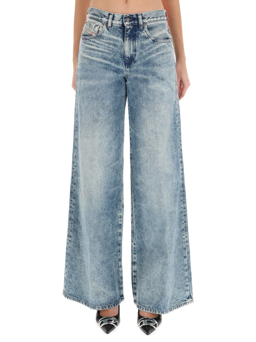 Diesel 1978 D-Akemi Flared jeans – Lichtblauw