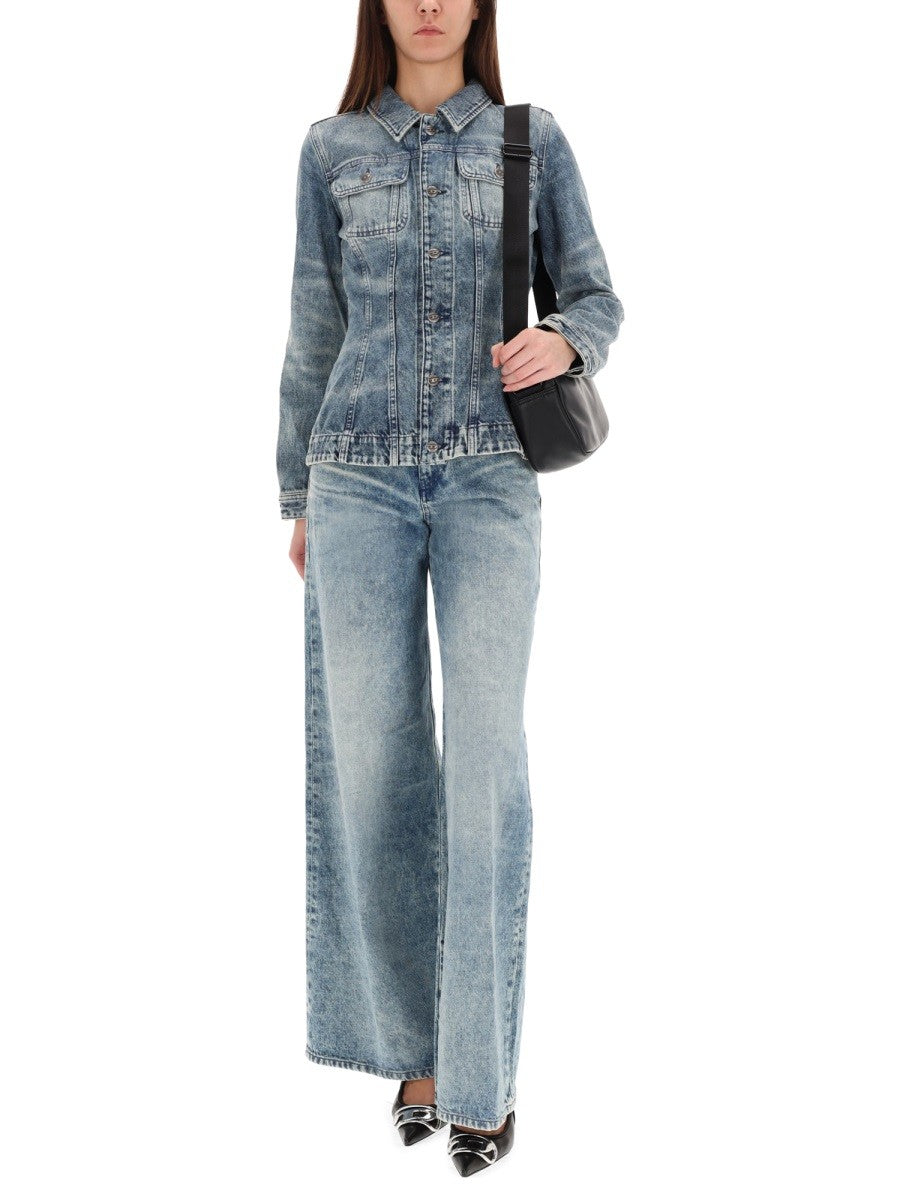 Diesel 1978 D-Akemi Flared jeans – Lichtblauw