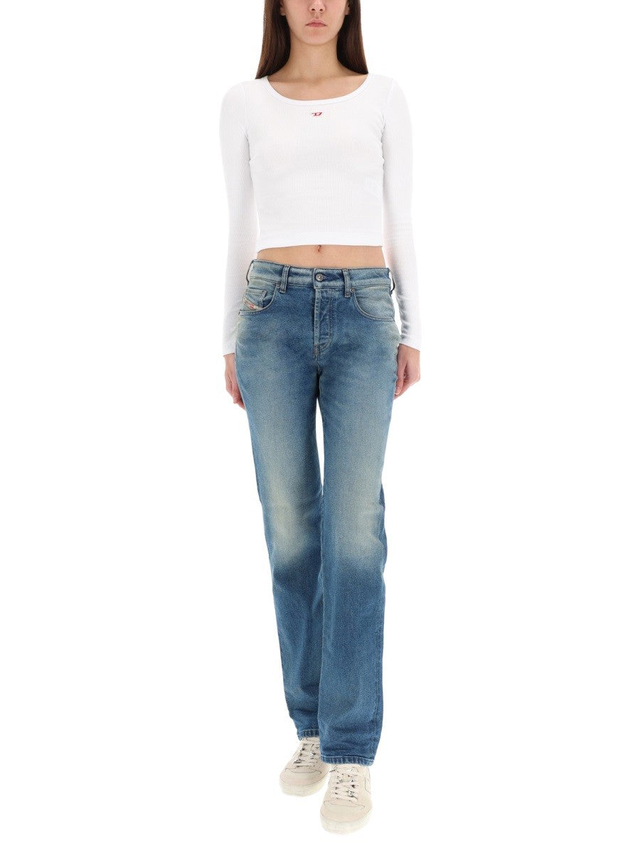 Diesel 1989 D-Mine Jeans – Middenblauw