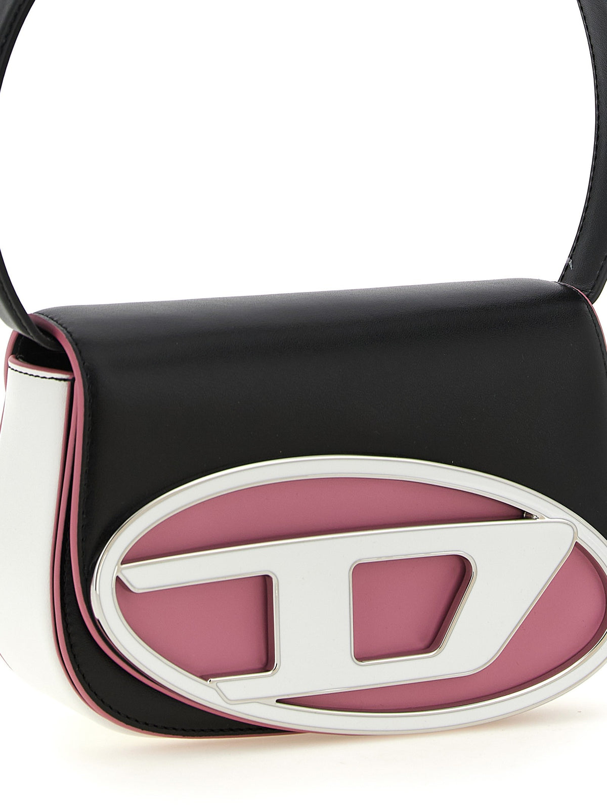 Diesel 1DR Schoudertas – Zwart / Roze