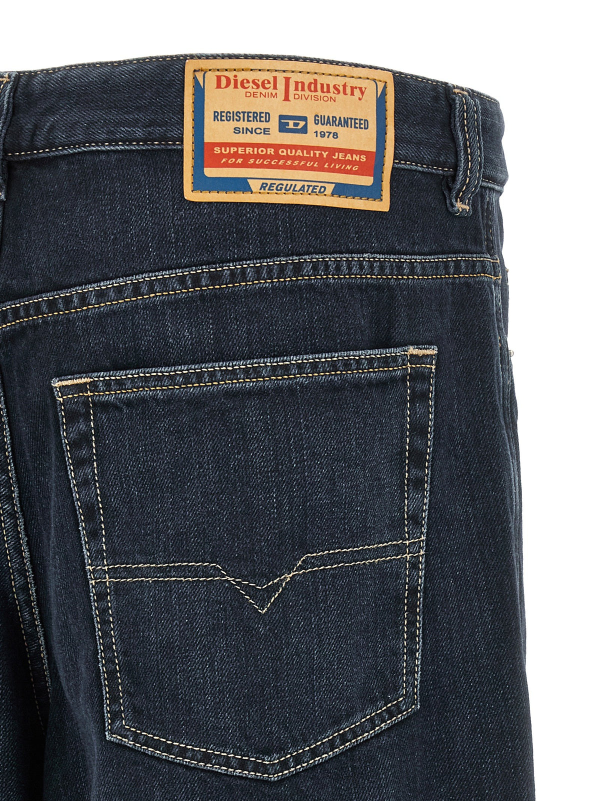 Diesel 2001 D-Macro Jeans – Donkerblauw