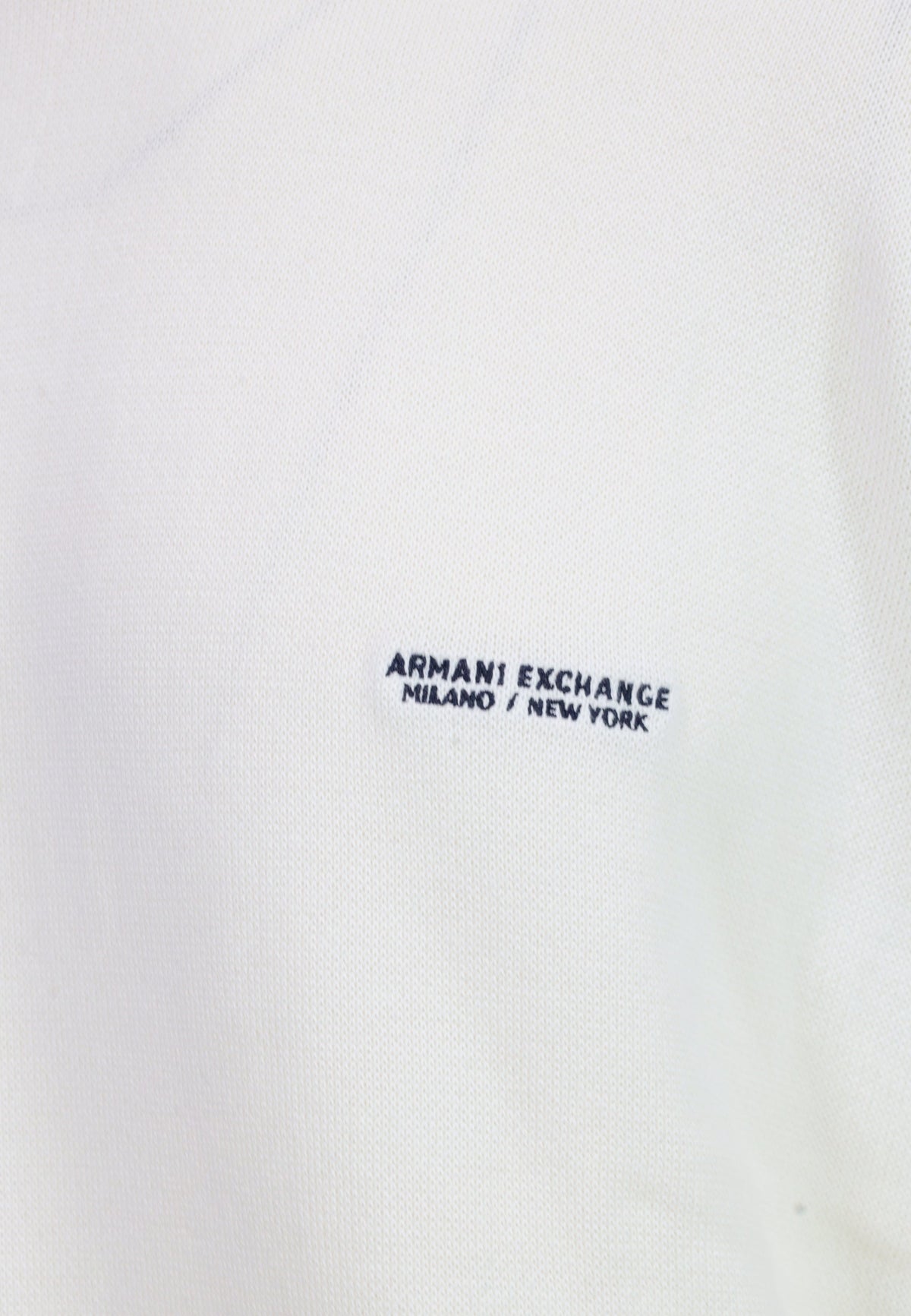 Armani Exchange Katoenen Trui – Wit