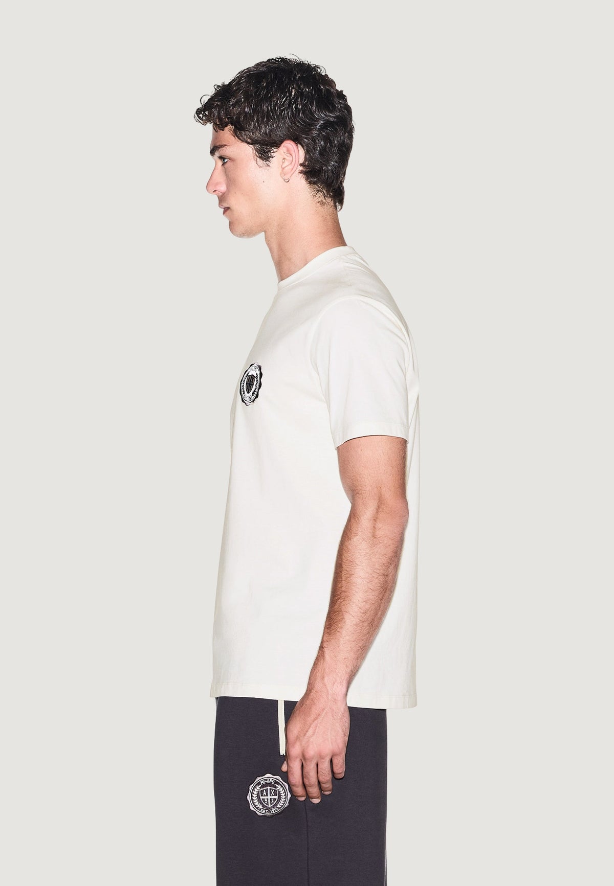 Armani Exchange T-shirt met Korte Mouwen Heren – Wit