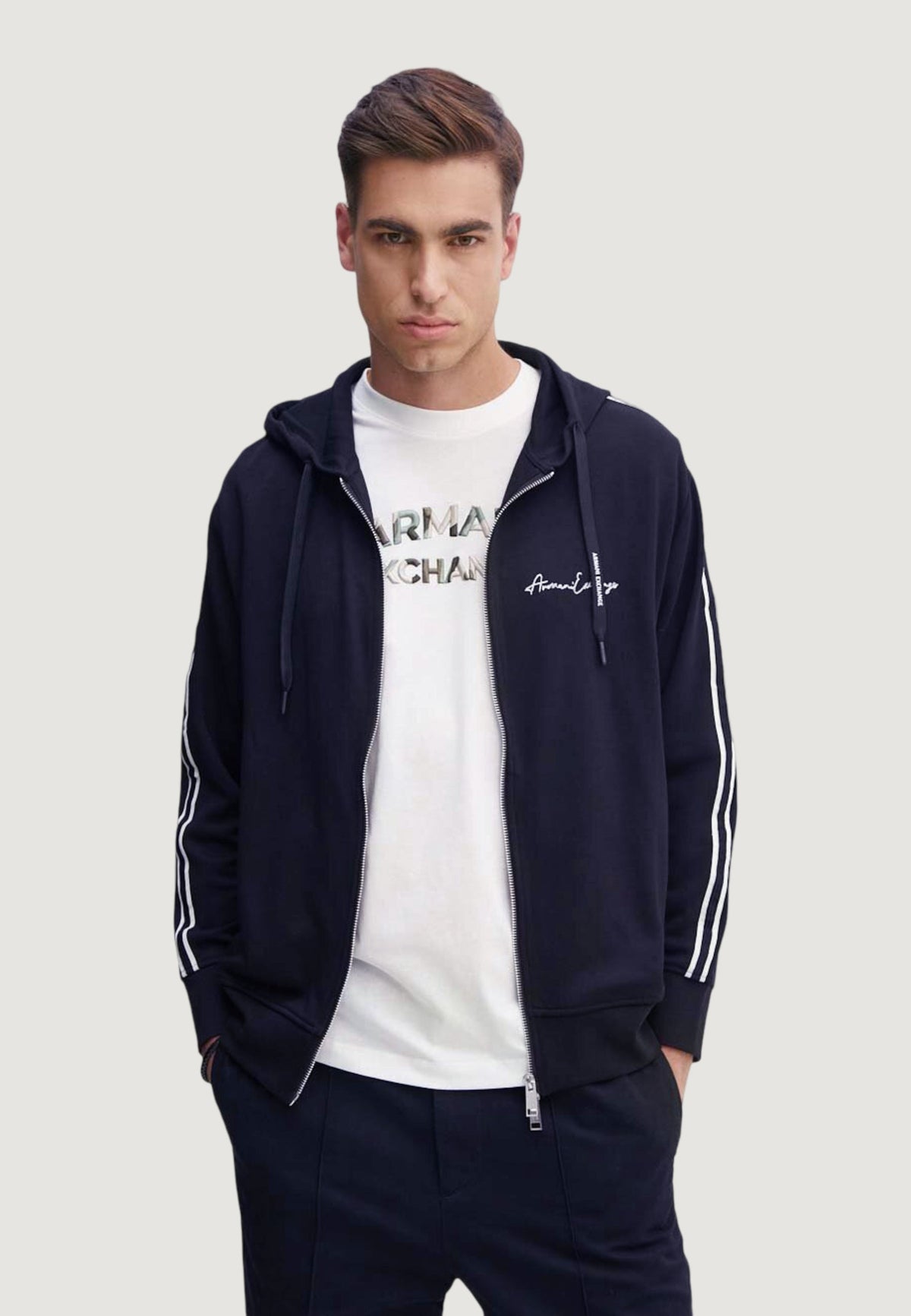 Armani Exchange Hoodie – Blauw