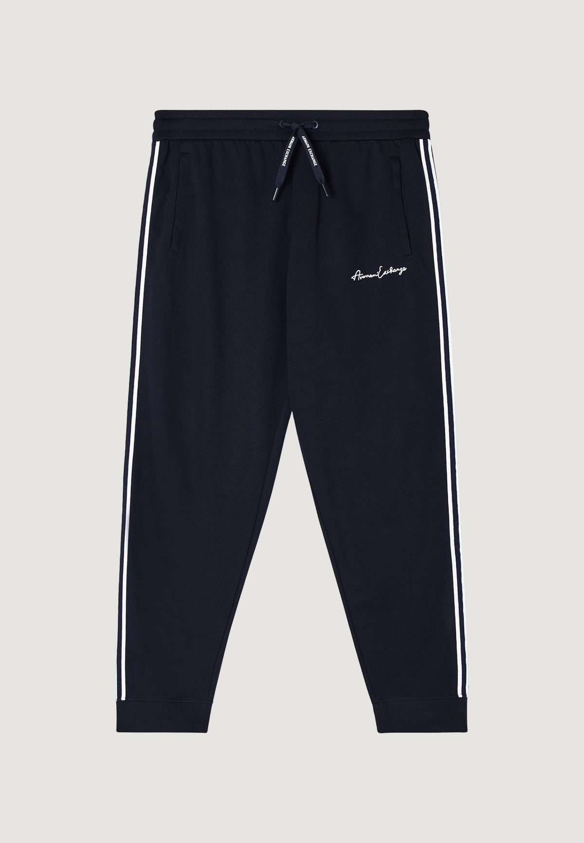 Armani Exchange Joggingbroek van Polyestermix – Blauw