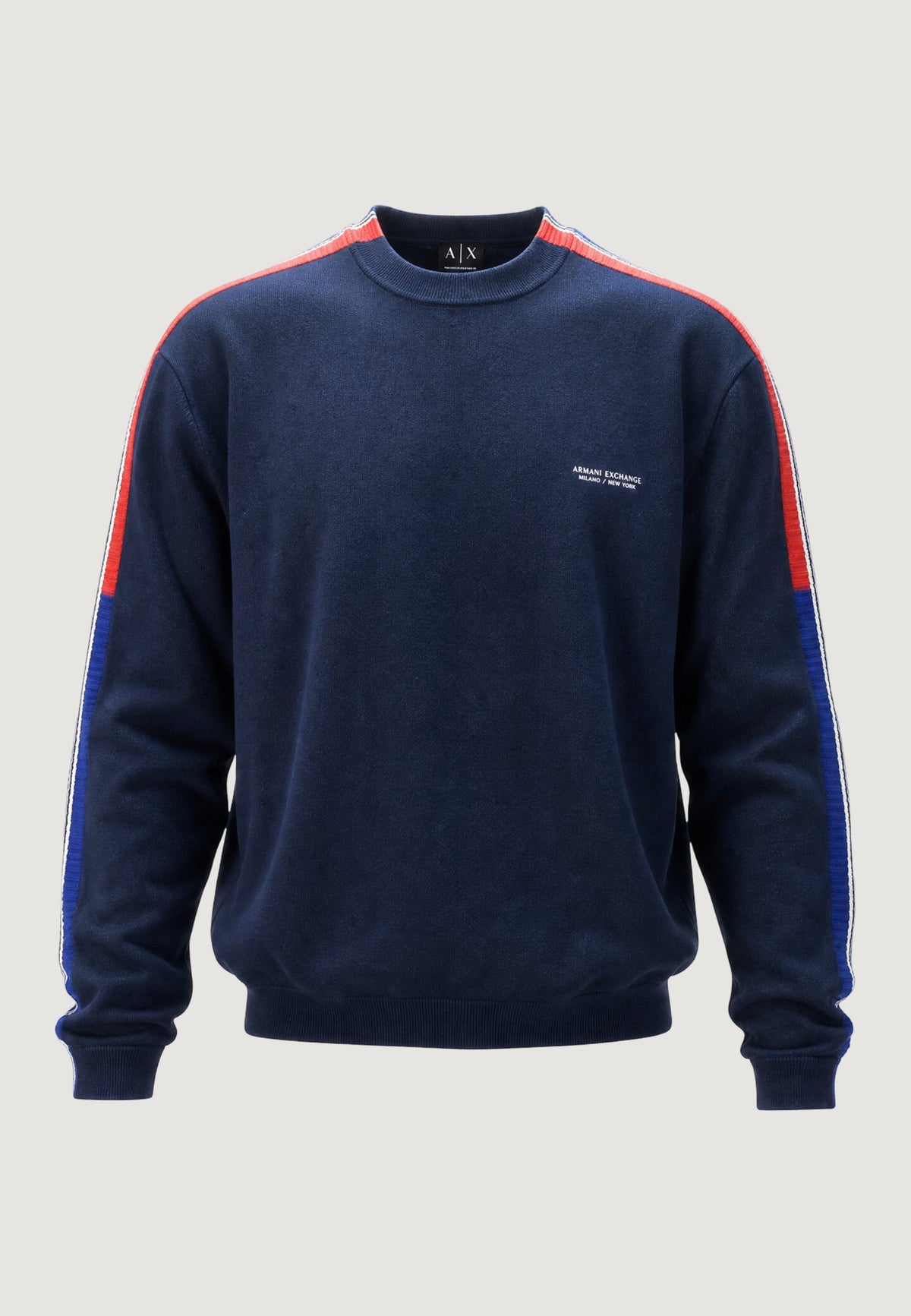 Armani Exchange Katoenen Trui – Marineblauw