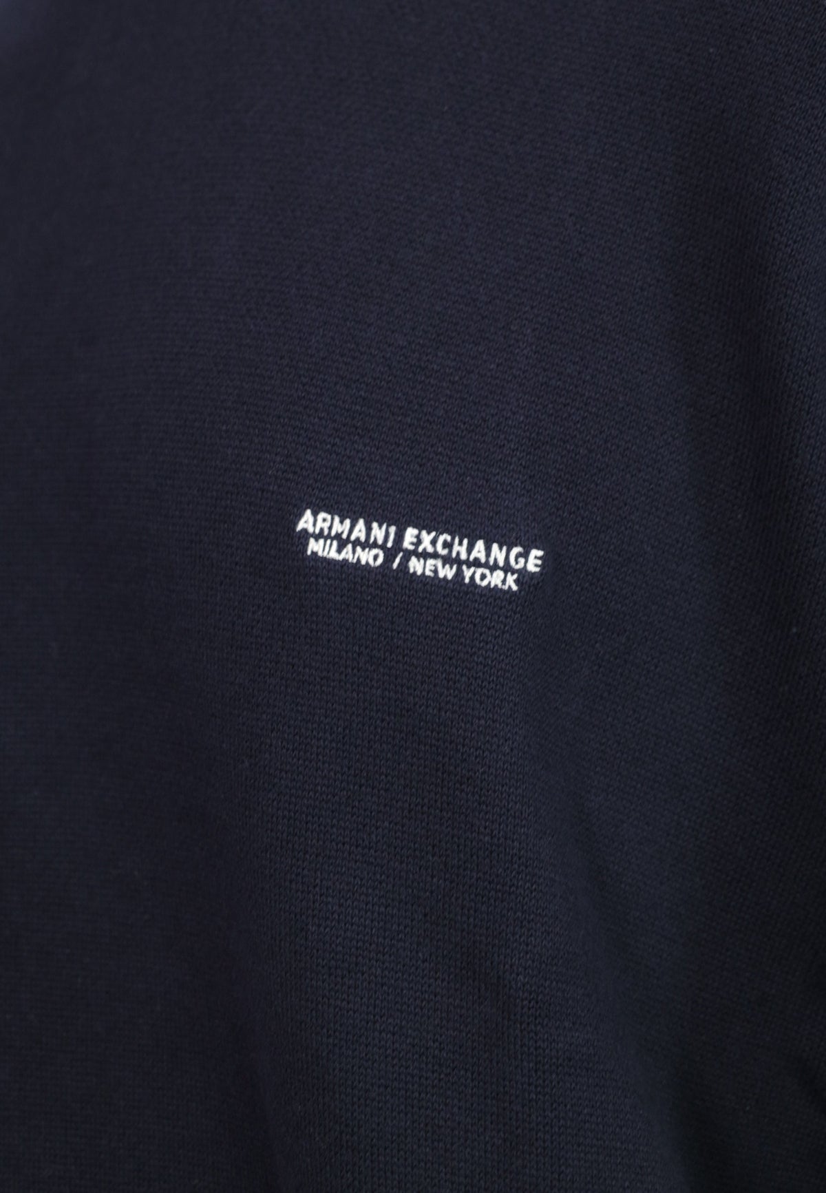Armani Exchange Katoenen Trui – Marineblauw