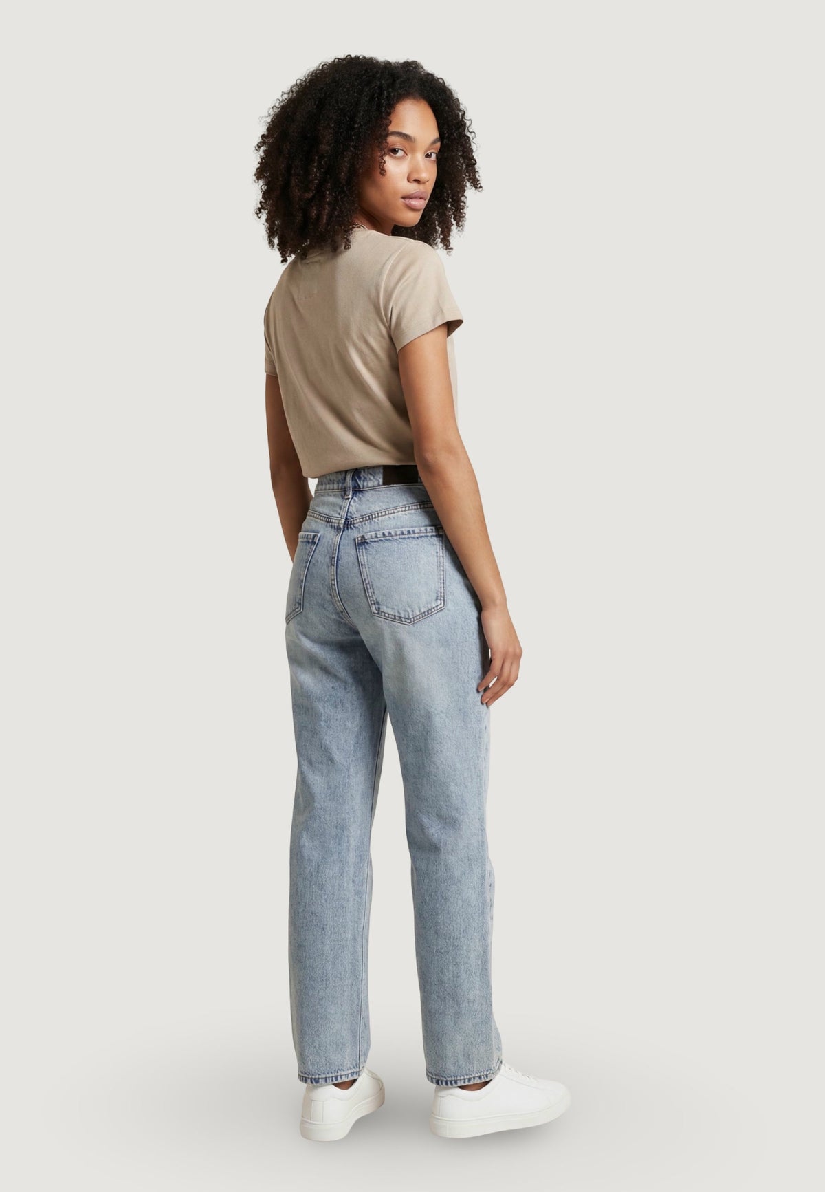 Armani Exchange Baggy Boyfriend Jeans – Lichtblauw