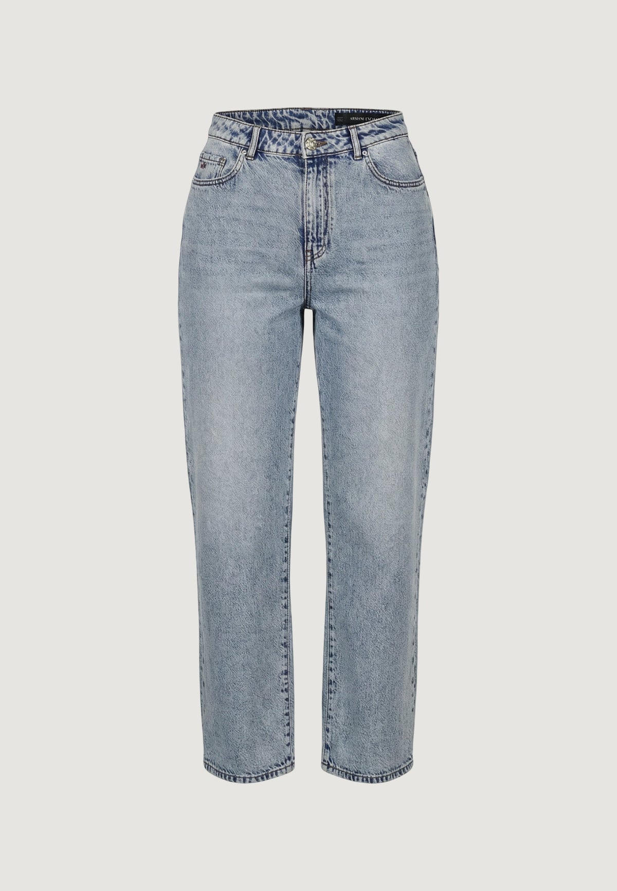 Armani Exchange Baggy Boyfriend Jeans – Lichtblauw