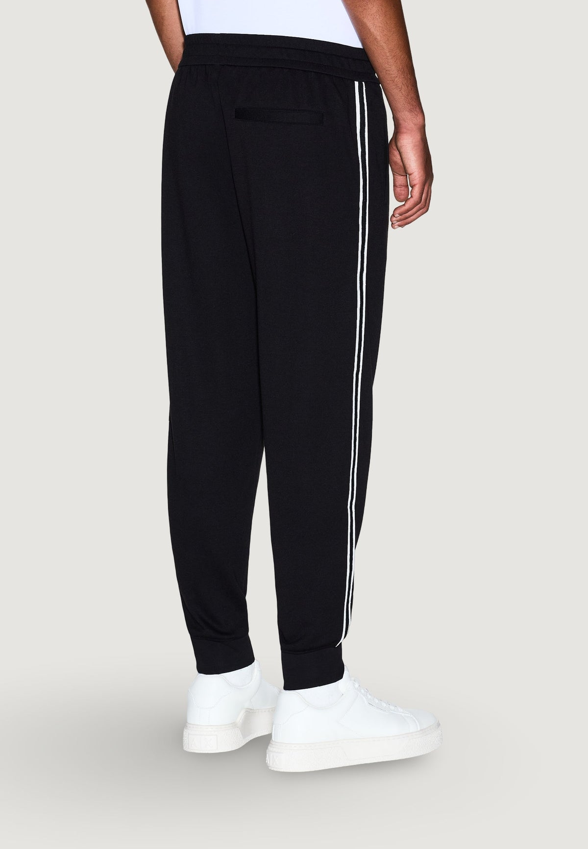 Armani Exchange Joggingbroek van Polyestermix – Zwart