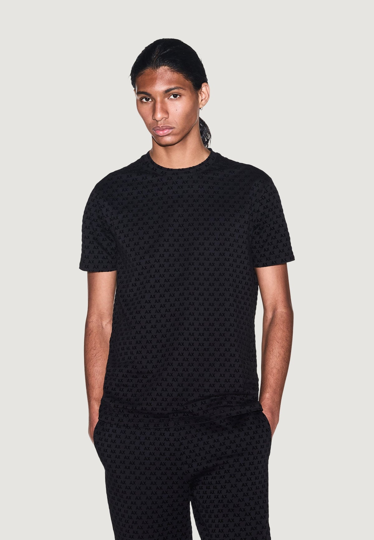 Armani Exchange T-shirt met Print – Zwart