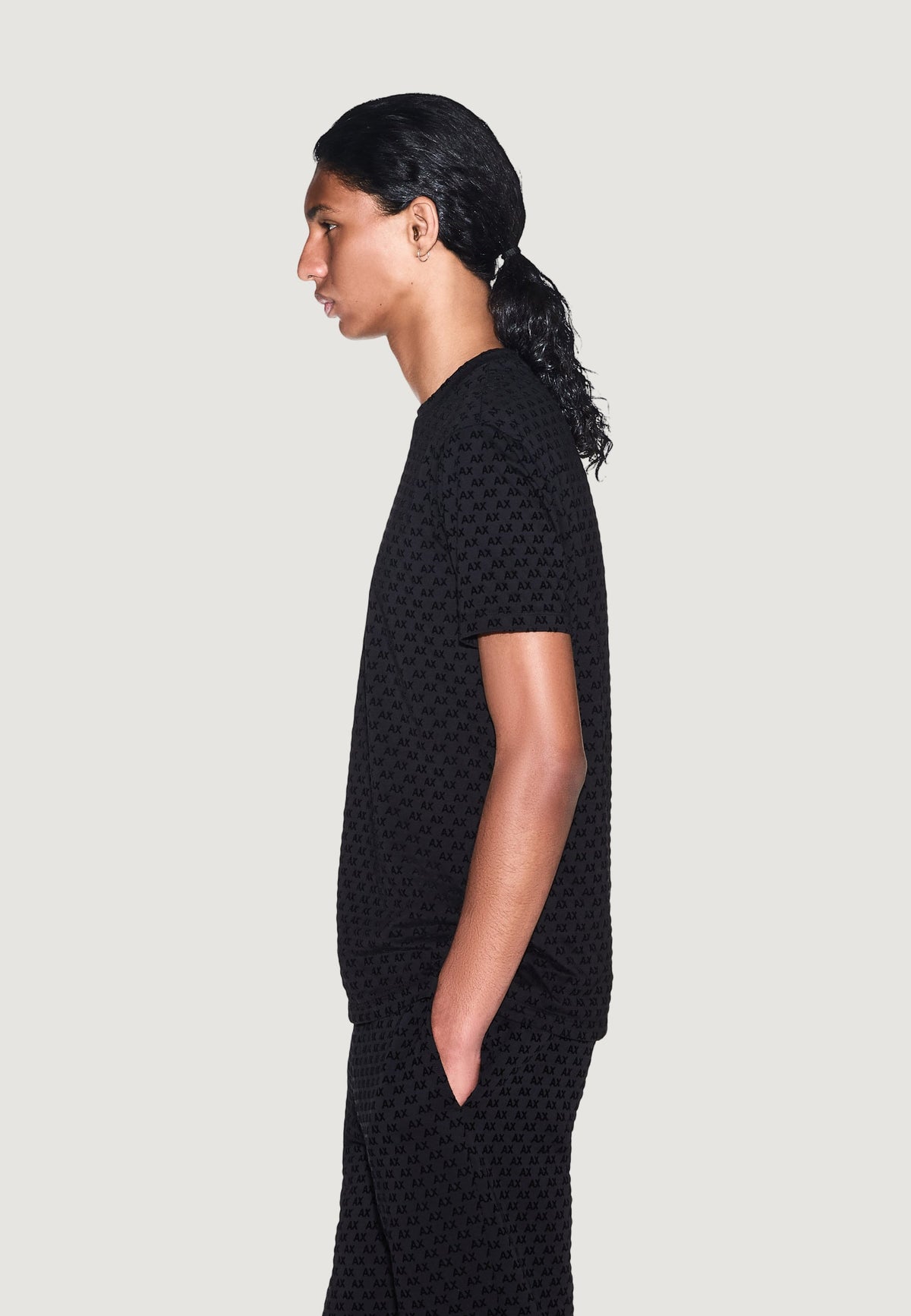 Armani Exchange T-shirt met Print – Zwart