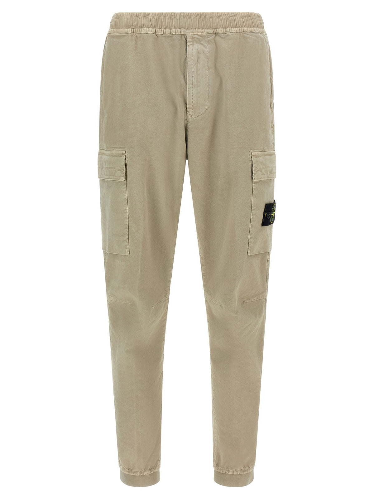 Stone Island Stretch Katoenen Cargobroek – Beige