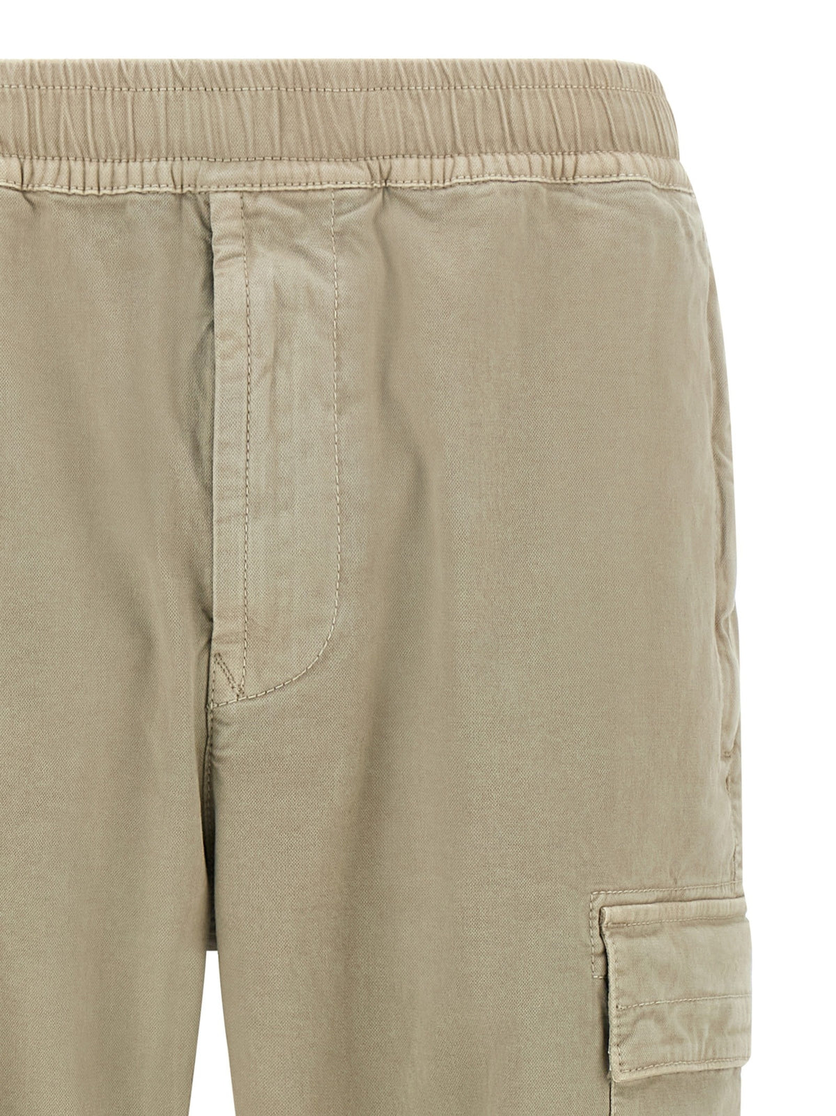 Stone Island Stretch Katoenen Cargobroek – Beige