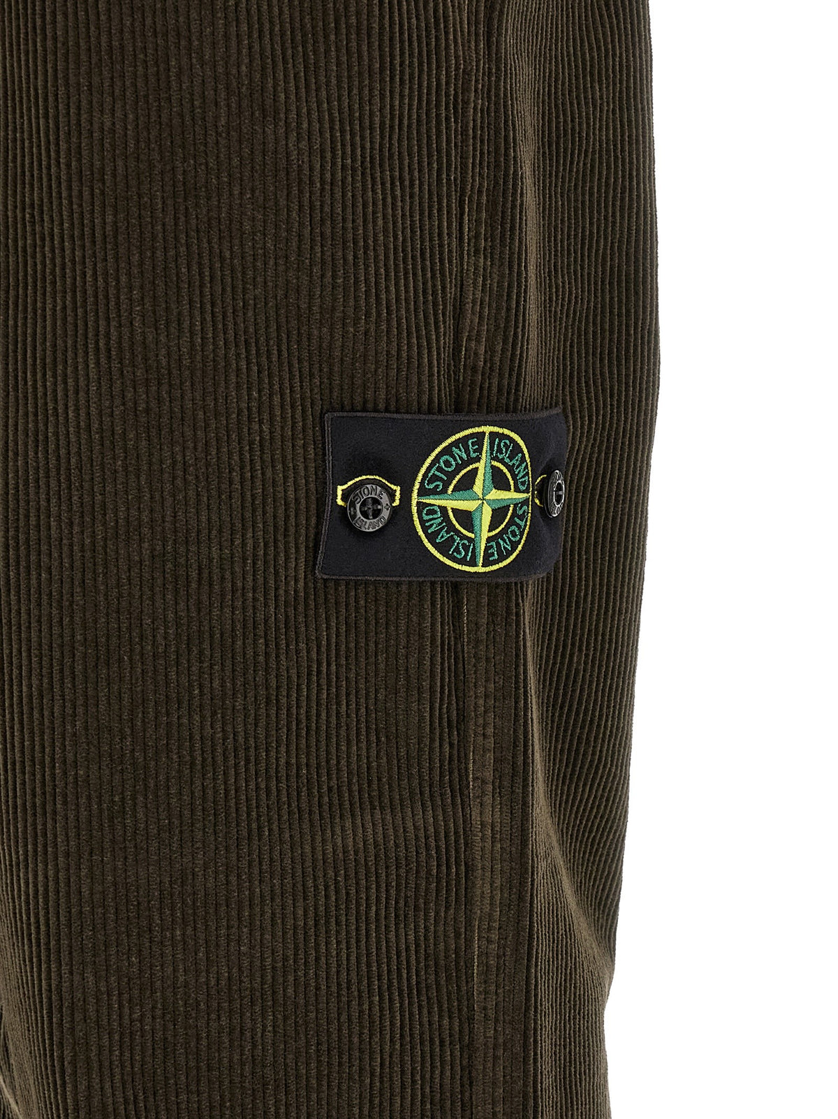 Stone Island Ribfluwelen Broek – Antraciet