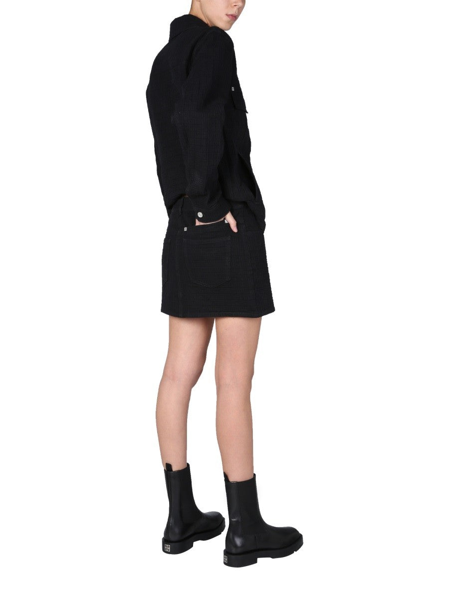 Givenchy 4G Jacquard Rok – Zwart
