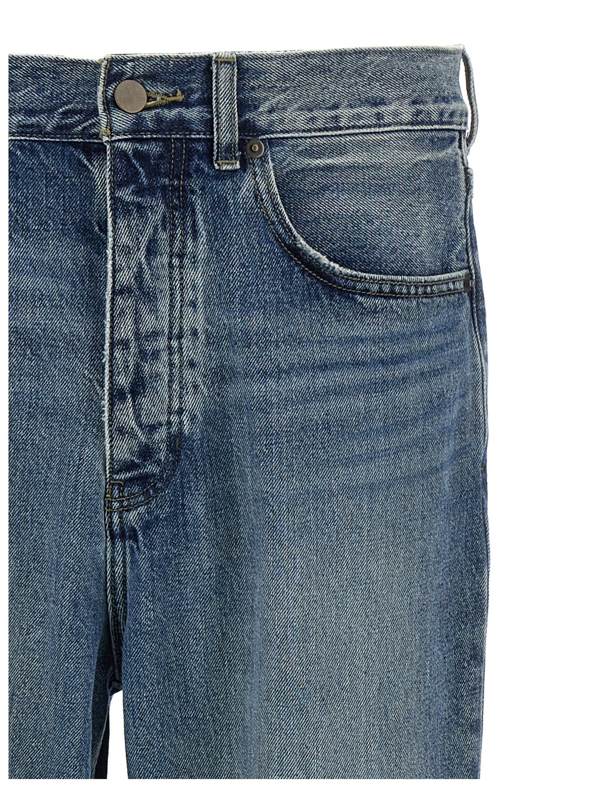 Fear of God Essentials Jeans met vijf zakken – Middenblauw