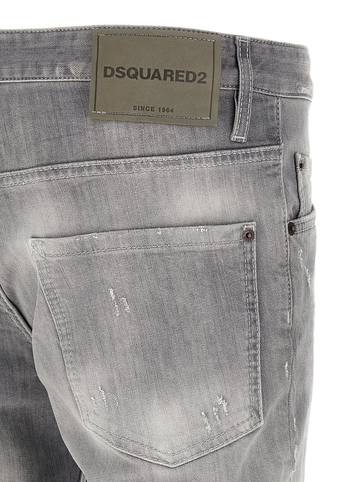 Dsquared2 Slim fit Tapered Jeans – Grijs