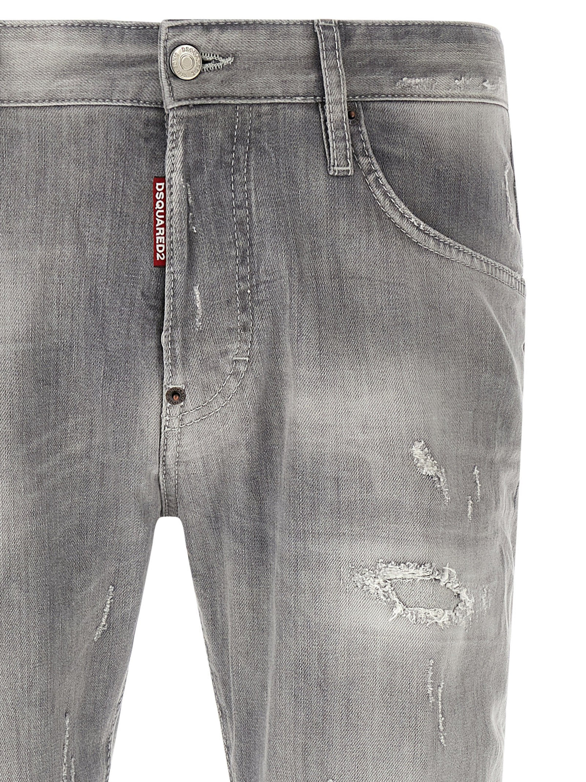Dsquared2 Slim fit Tapered Jeans – Grijs