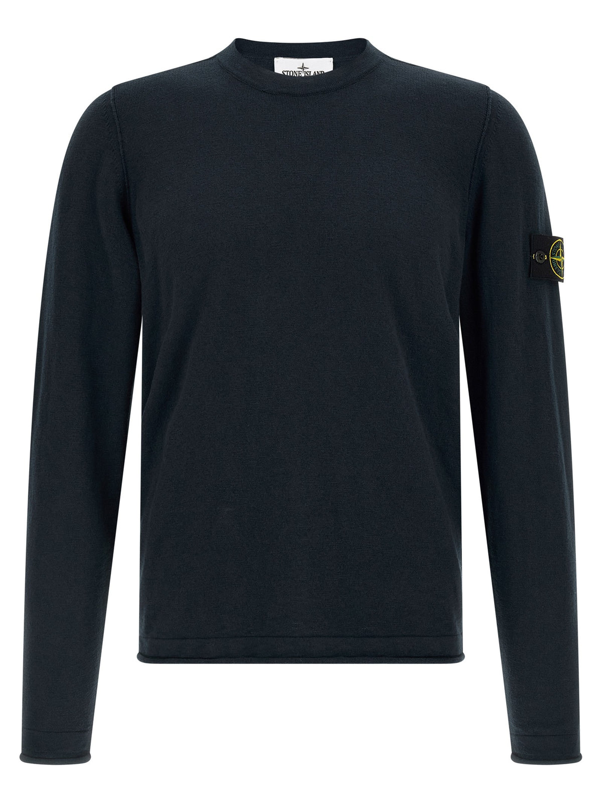 Stone Island Gebreide Trui – Marineblauw