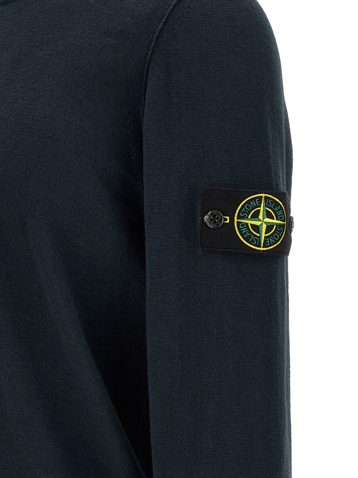 Stone Island Gebreide Trui – Marineblauw