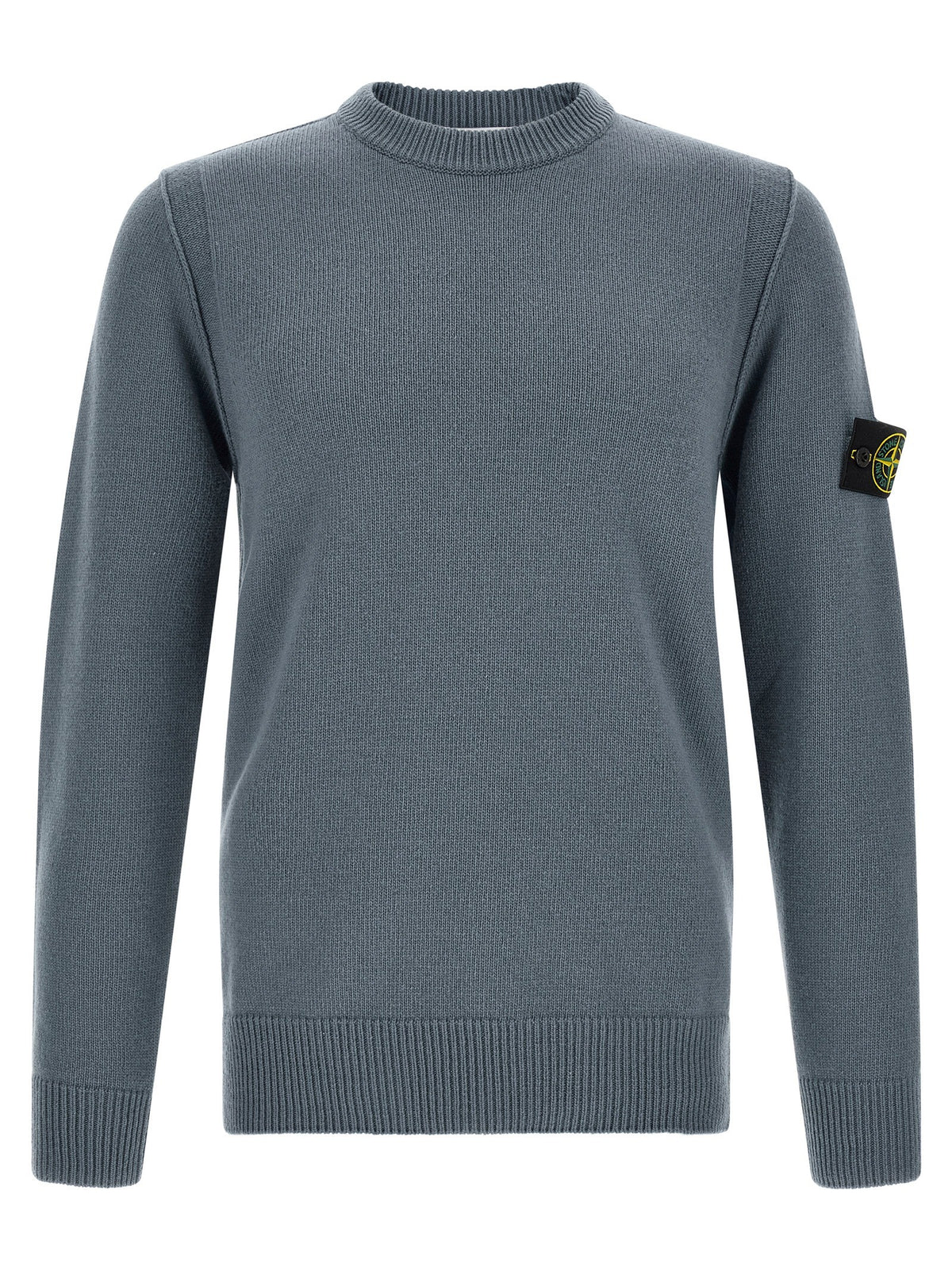 Stone Island Wollen Trui met ronde hals – Blauw