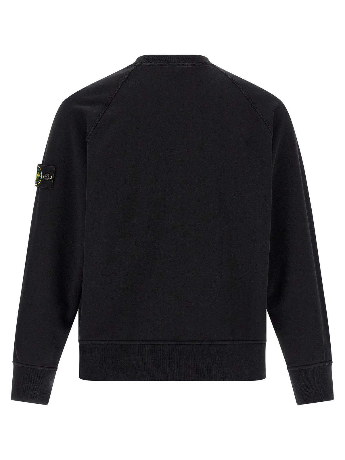 Stone Island Katoenen Sweatshirt met badge – Zwart