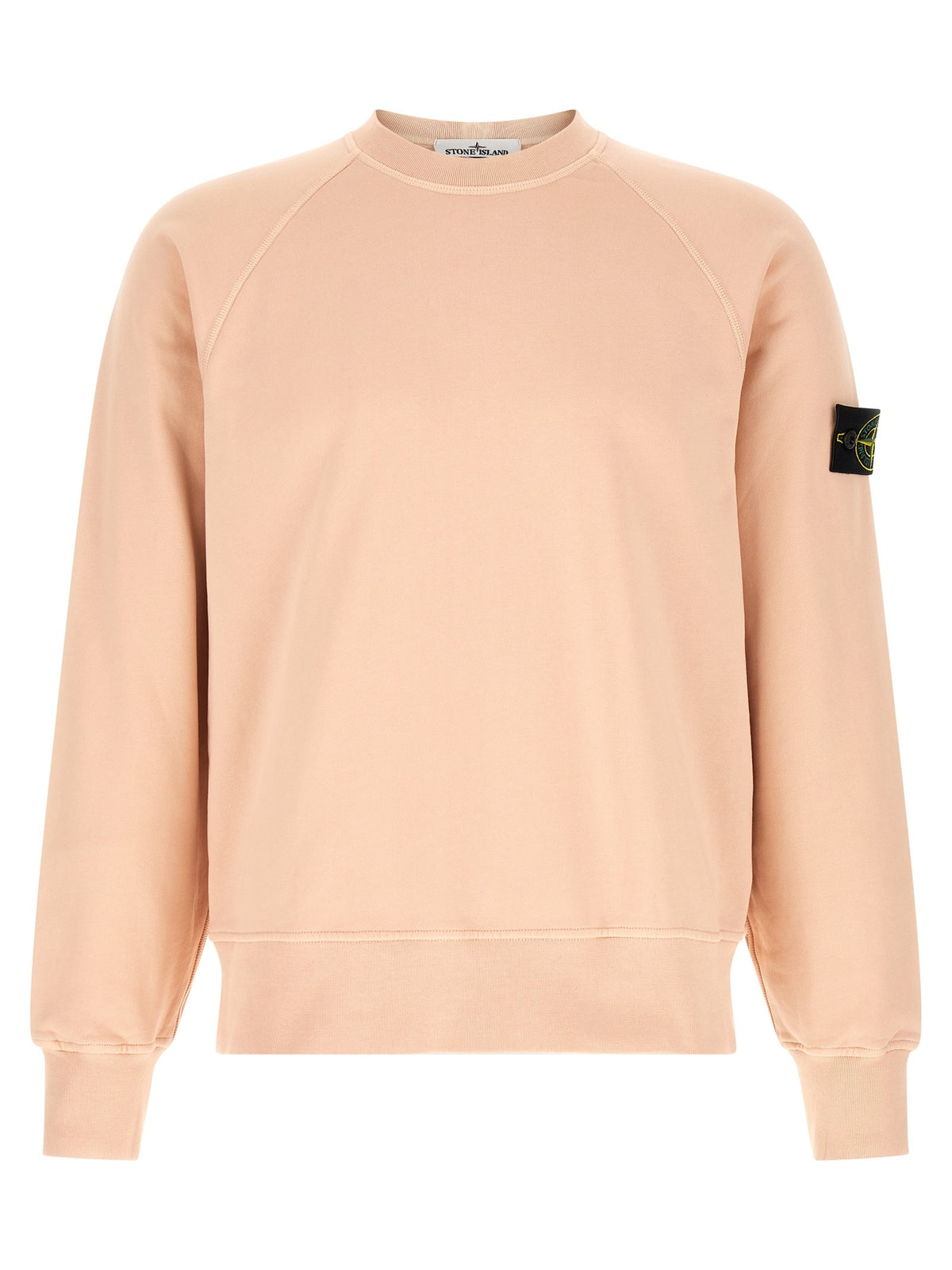 Stone Island Katoenen Sweater met raglanmouwen – Perzik