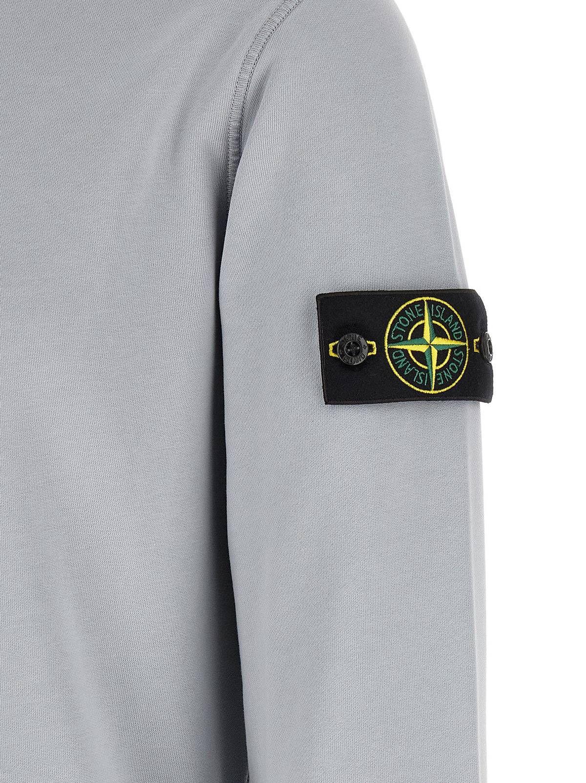 Stone Island Katoenen Sweatshirt met badge – Grijs