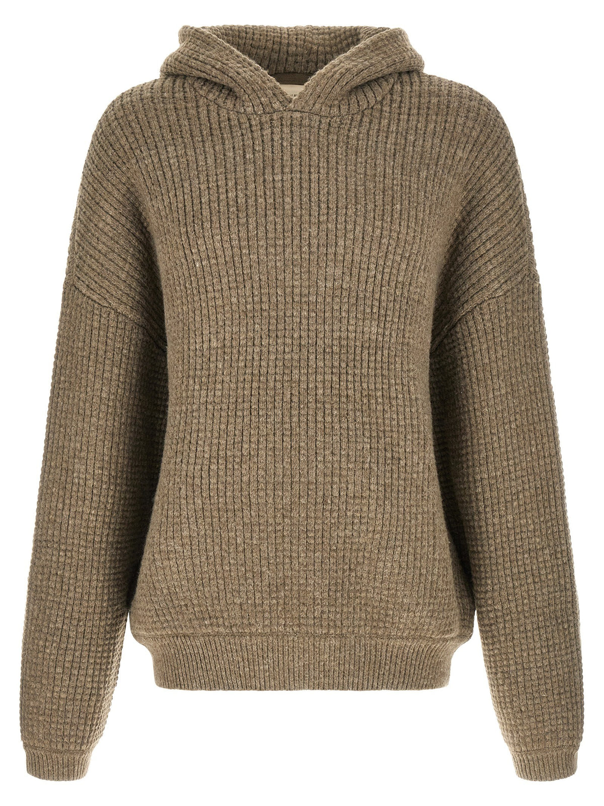 Fear of God Essentials Hoodie van wafelstof – Khaki
