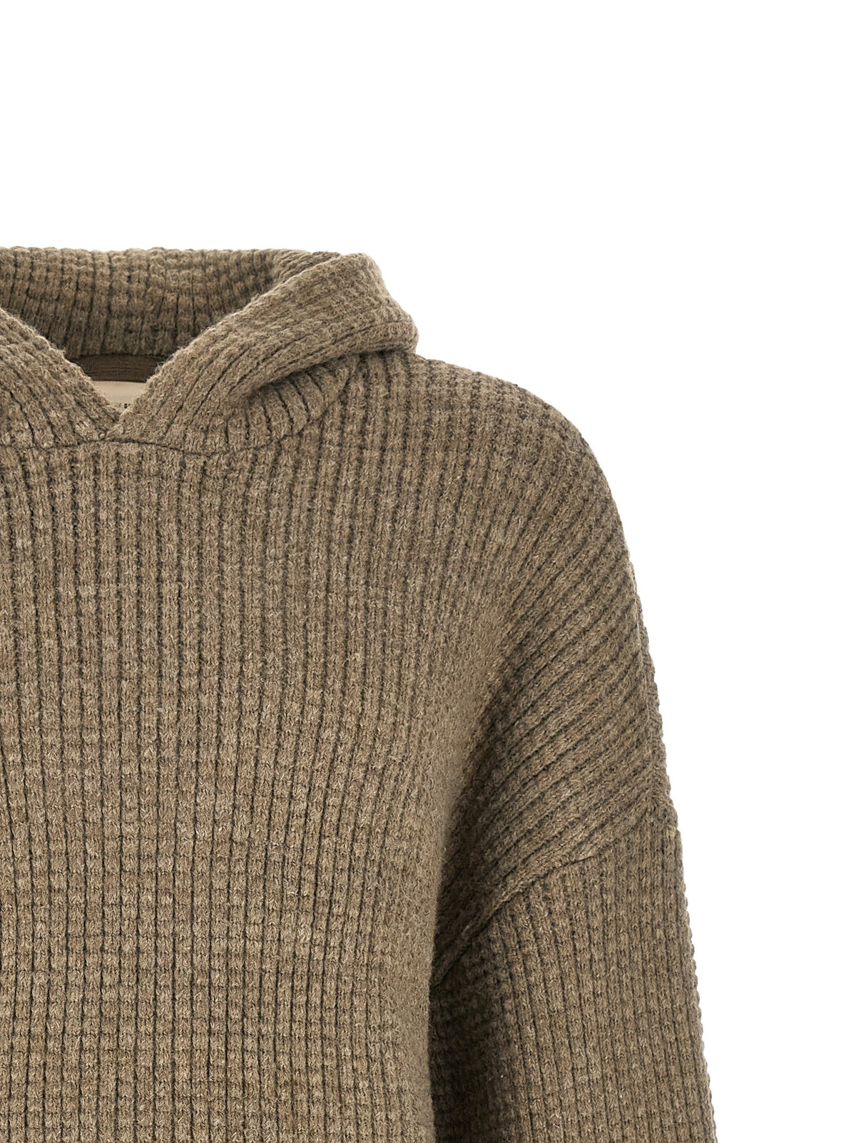Fear of God Essentials Hoodie van wafelstof – Khaki