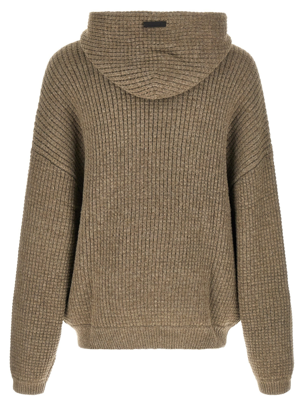 Fear of God Essentials Hoodie van wafelstof – Khaki