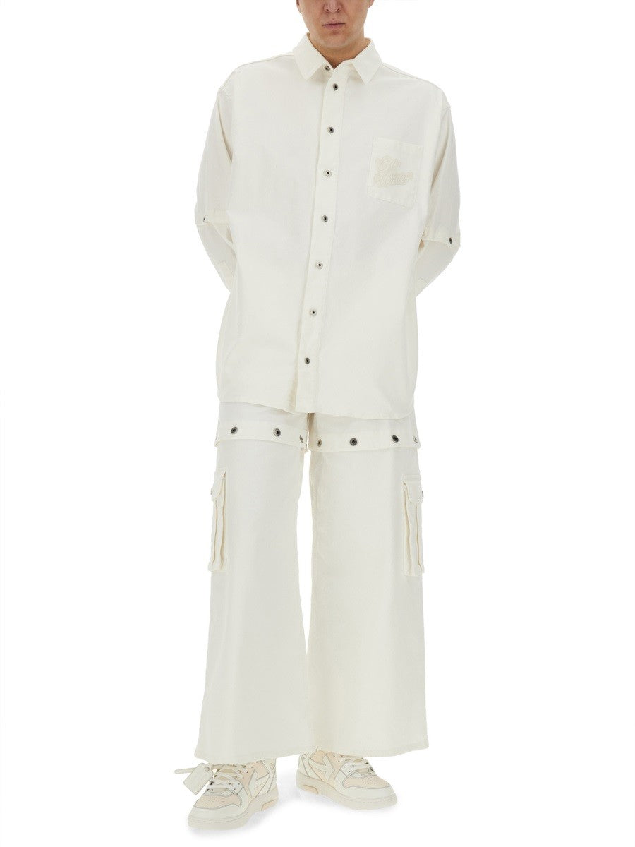 Off-White Oversized Overshirt – Wit