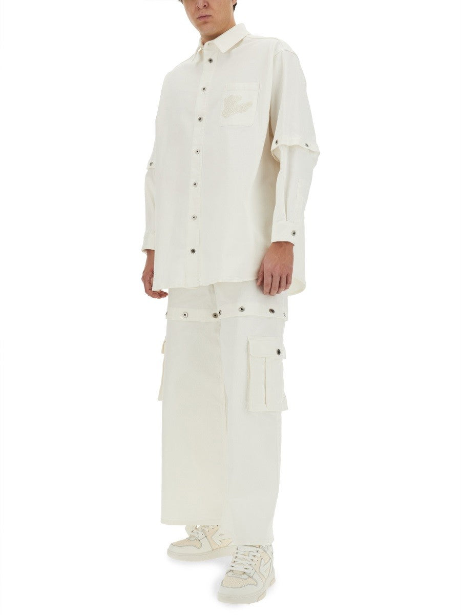 Off-White Baggy Jeans – Wit