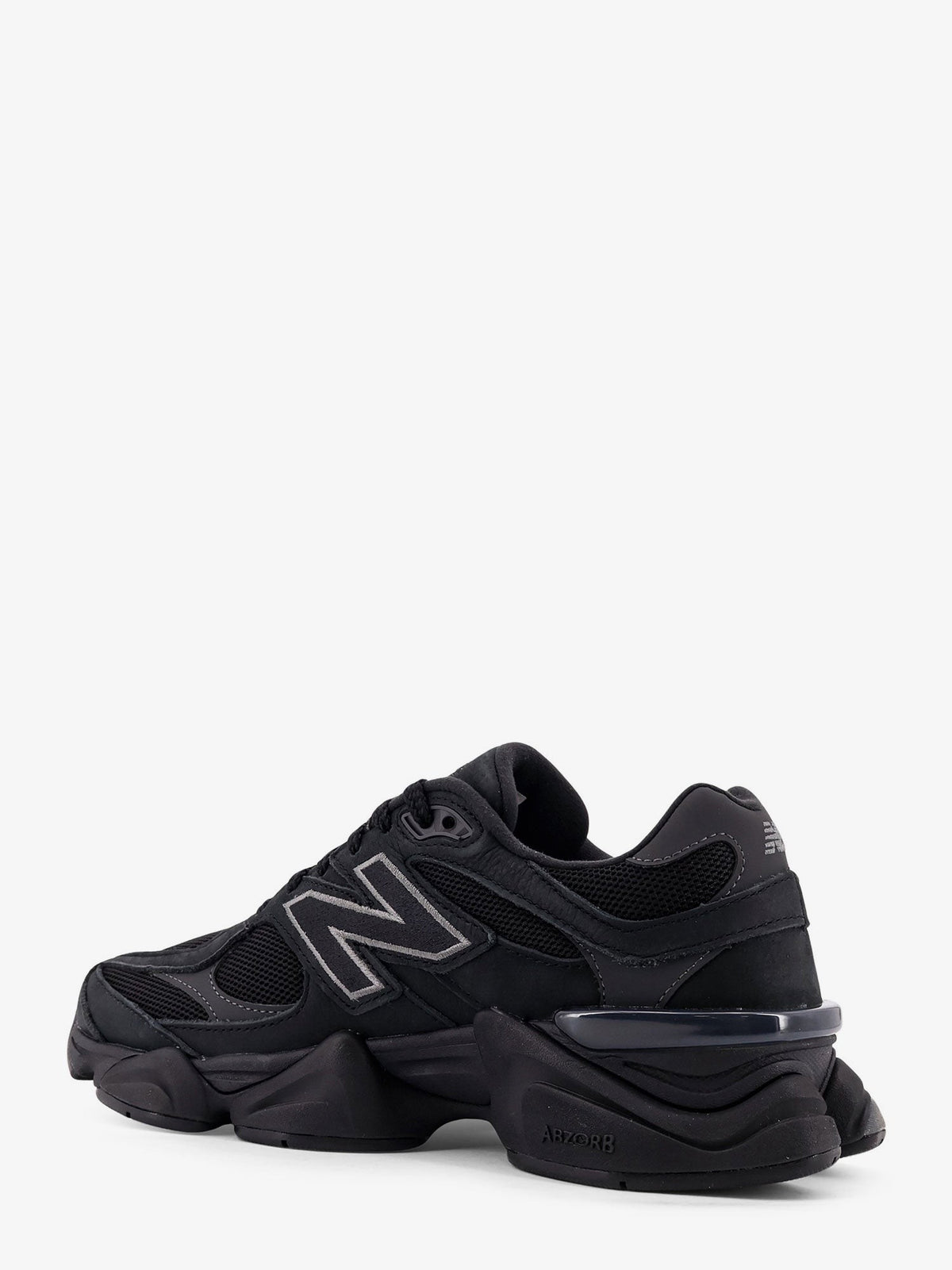 New Balance 9060 Sneakers van leer en mesh – Zwart