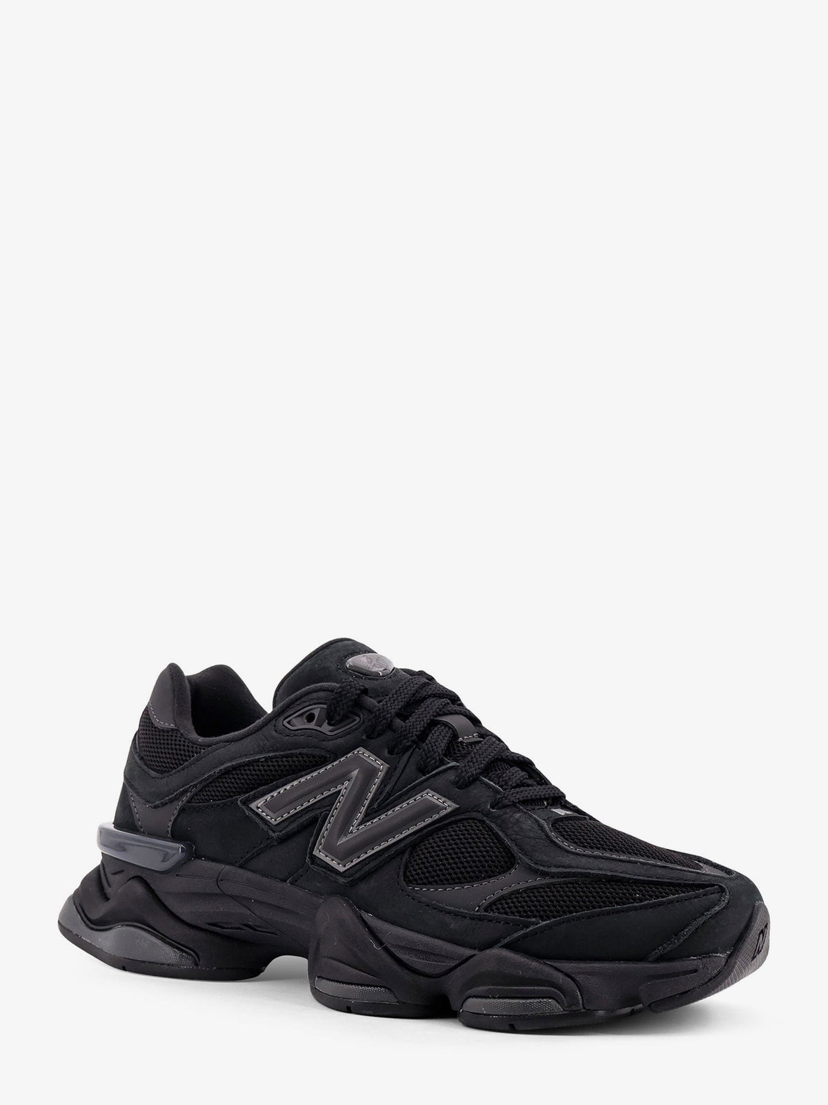 New Balance 9060 Sneakers van leer en mesh – Zwart