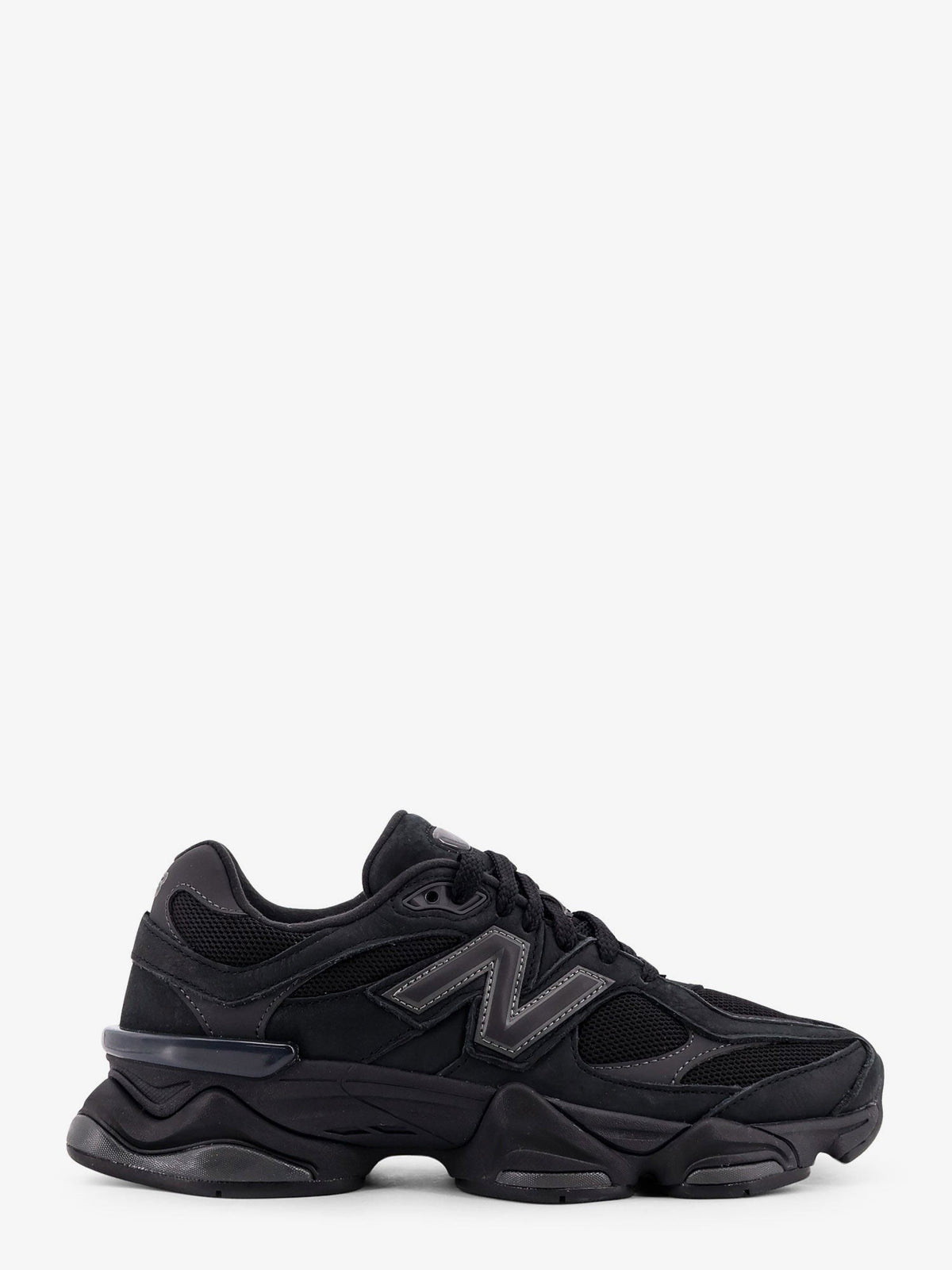 New Balance 9060 Sneakers van leer en mesh – Zwart