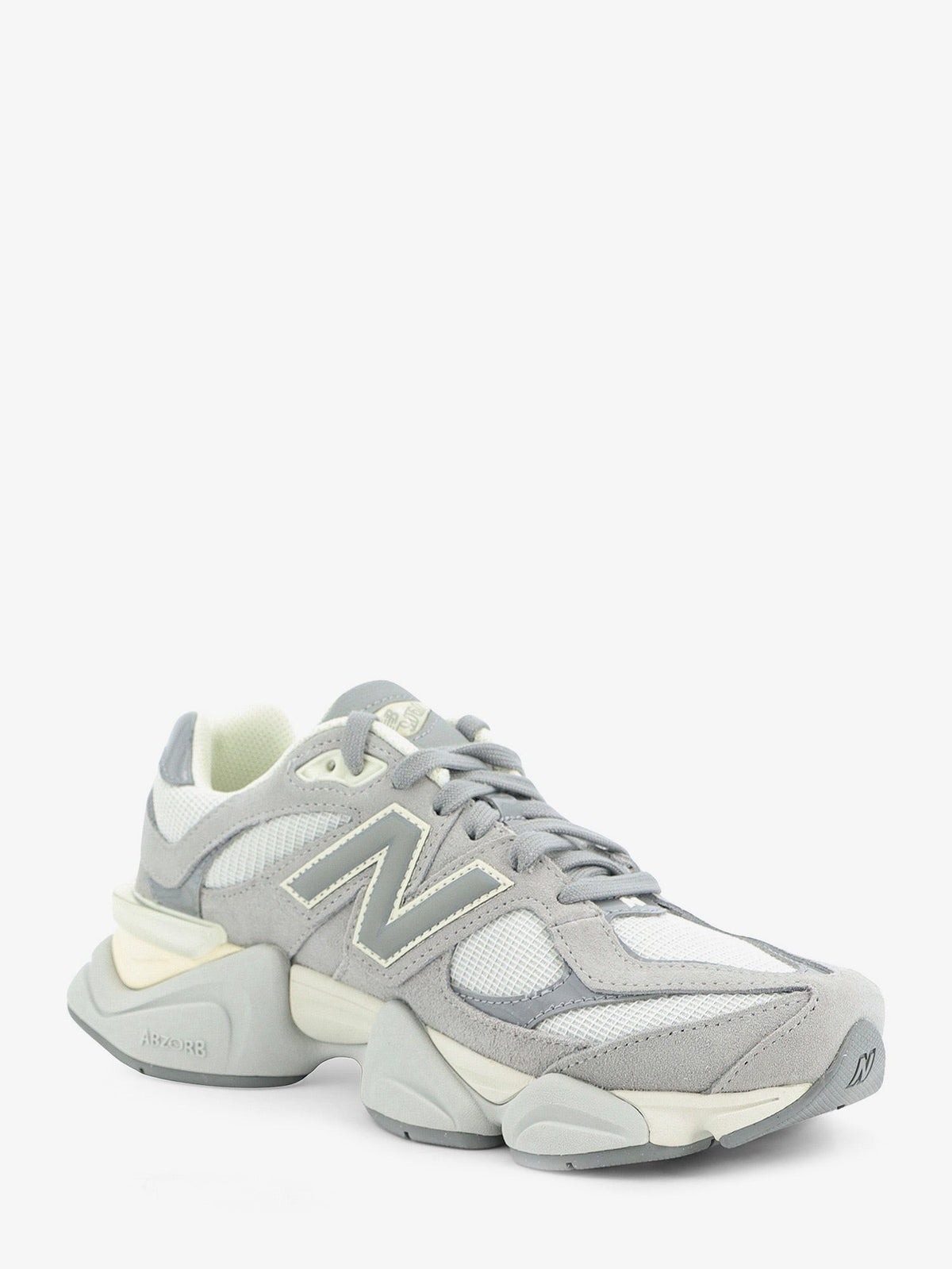 New Balance 9060 Sneakers van mesh – Lichtgrijs