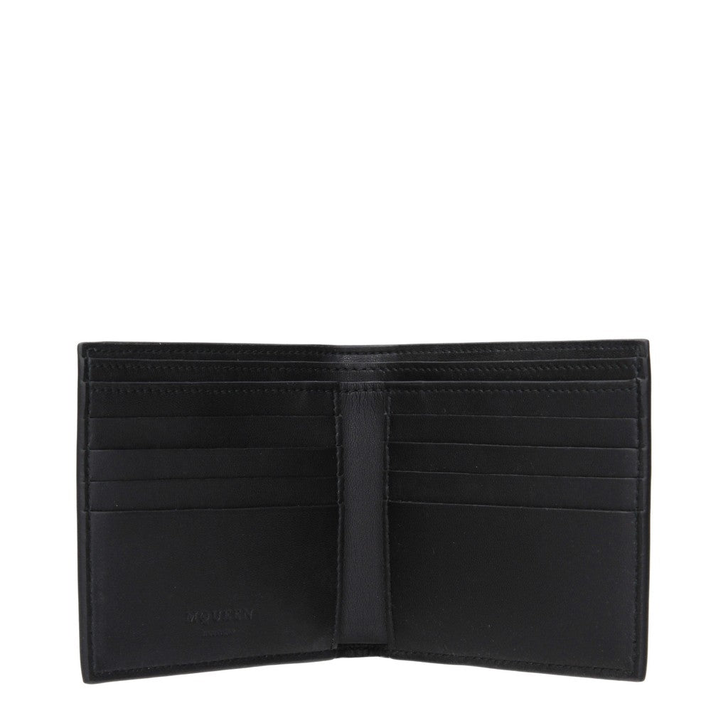 Alexander McQueen Bifold portemonnee – Zwart