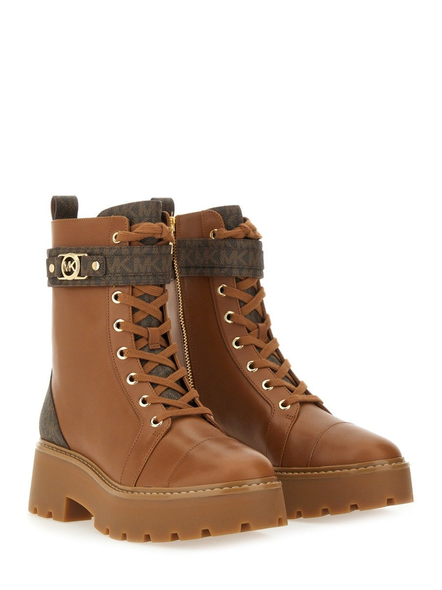 Michael Kors Mandy Enkellaarzen – Cognac