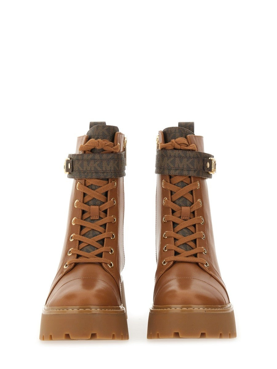 Michael Kors Mandy Enkellaarzen – Cognac