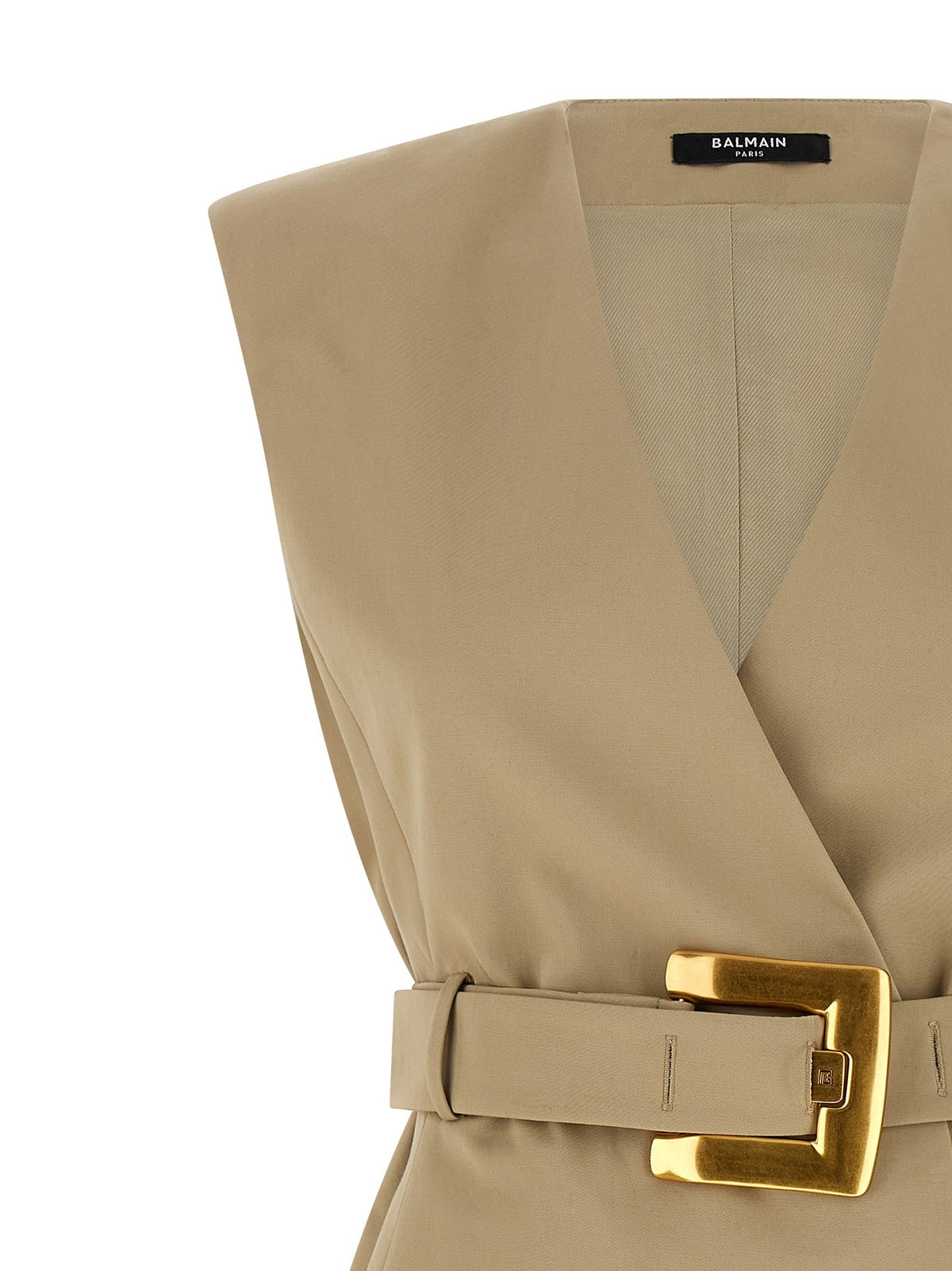 Balmain Anthem Jurk – Beige