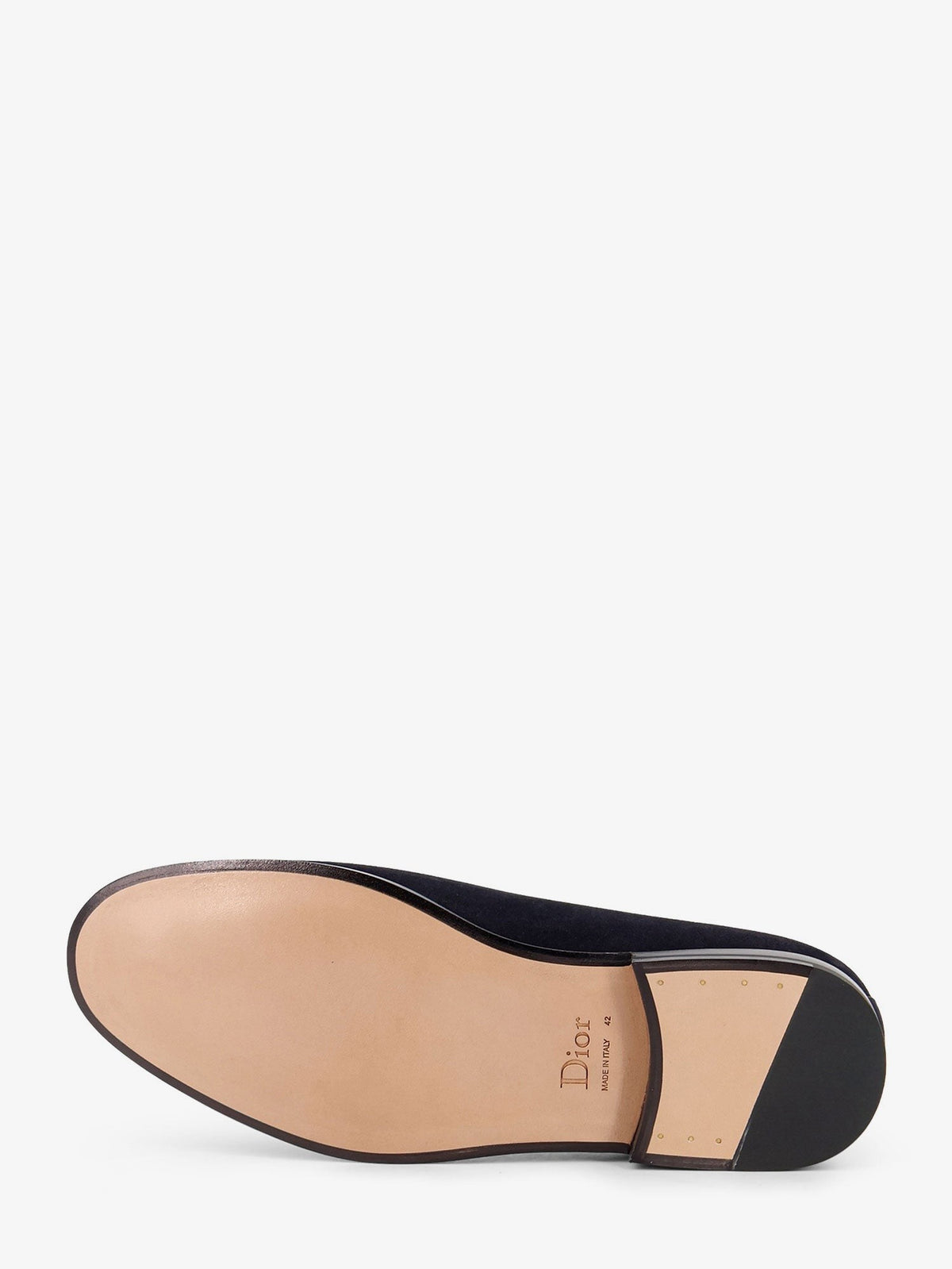 Christian Dior Antibes Suède Loafers – Marineblauw