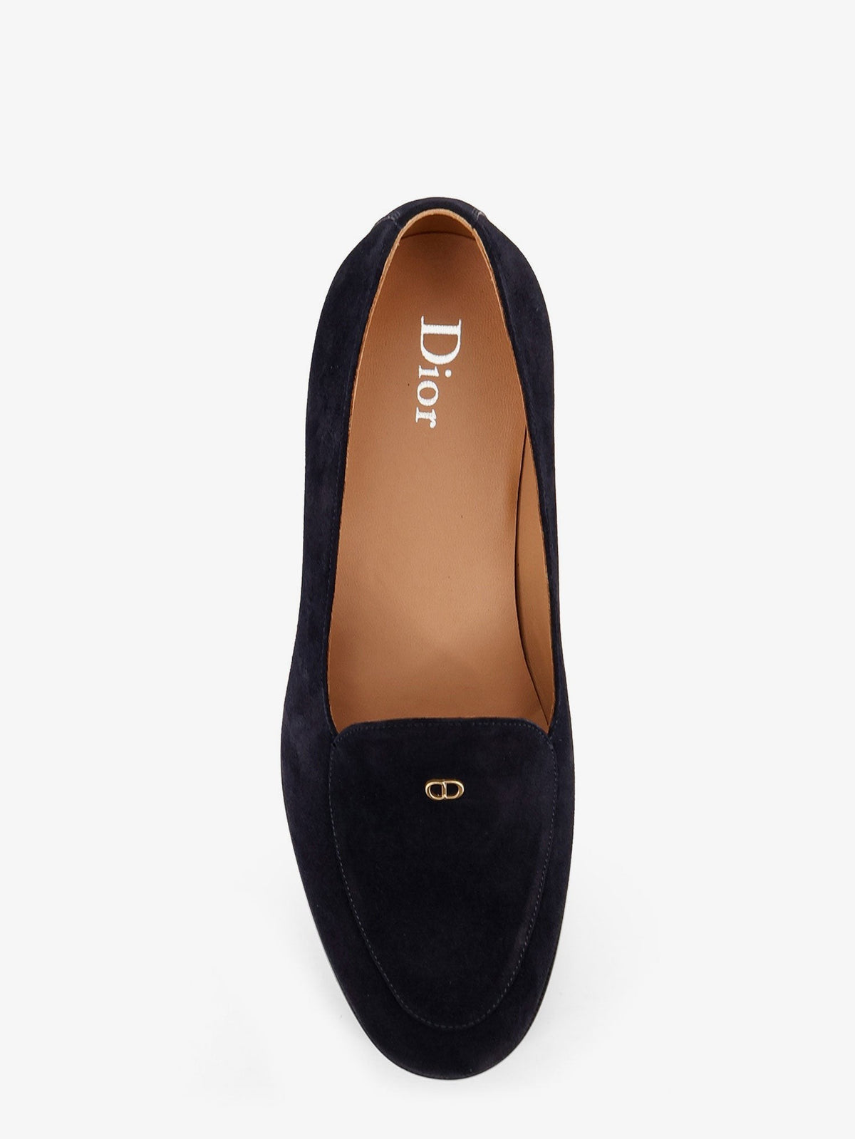 Christian Dior Antibes Suède Loafers – Marineblauw