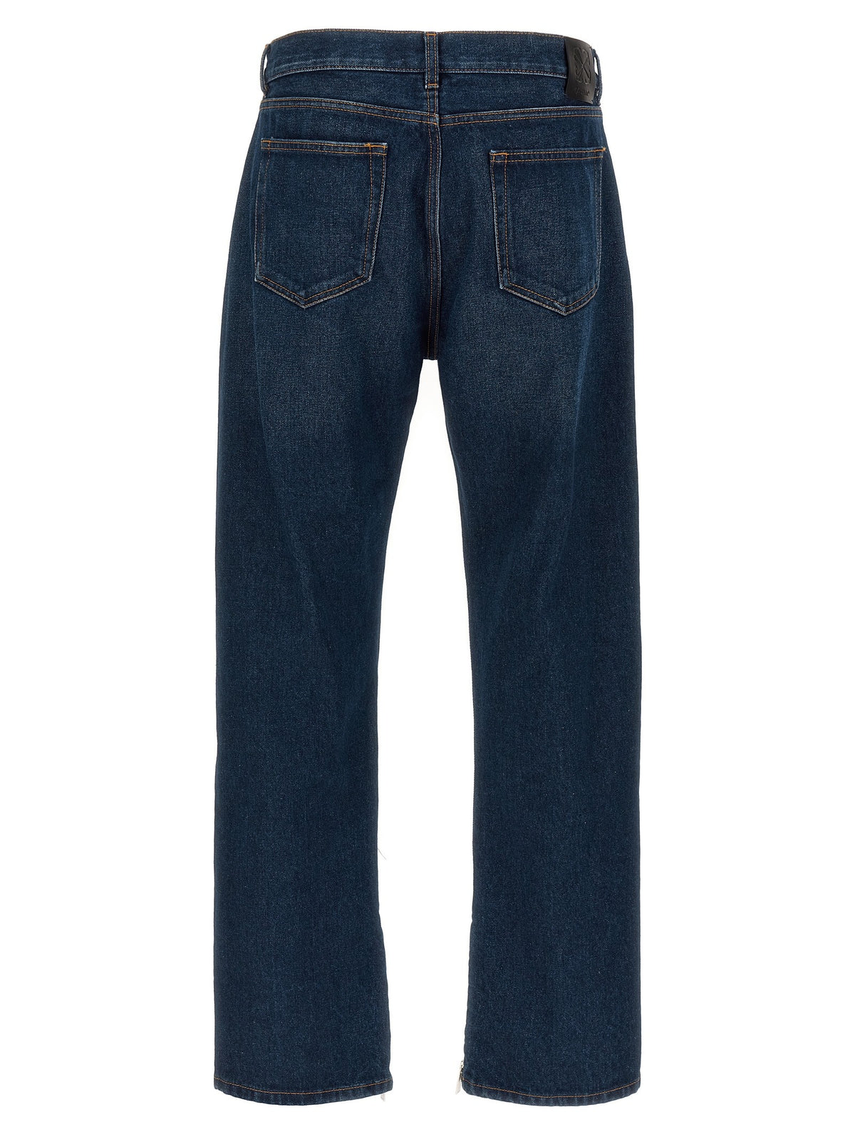 Off-White Arr Zip Skate Jeans – Donkerblauw
