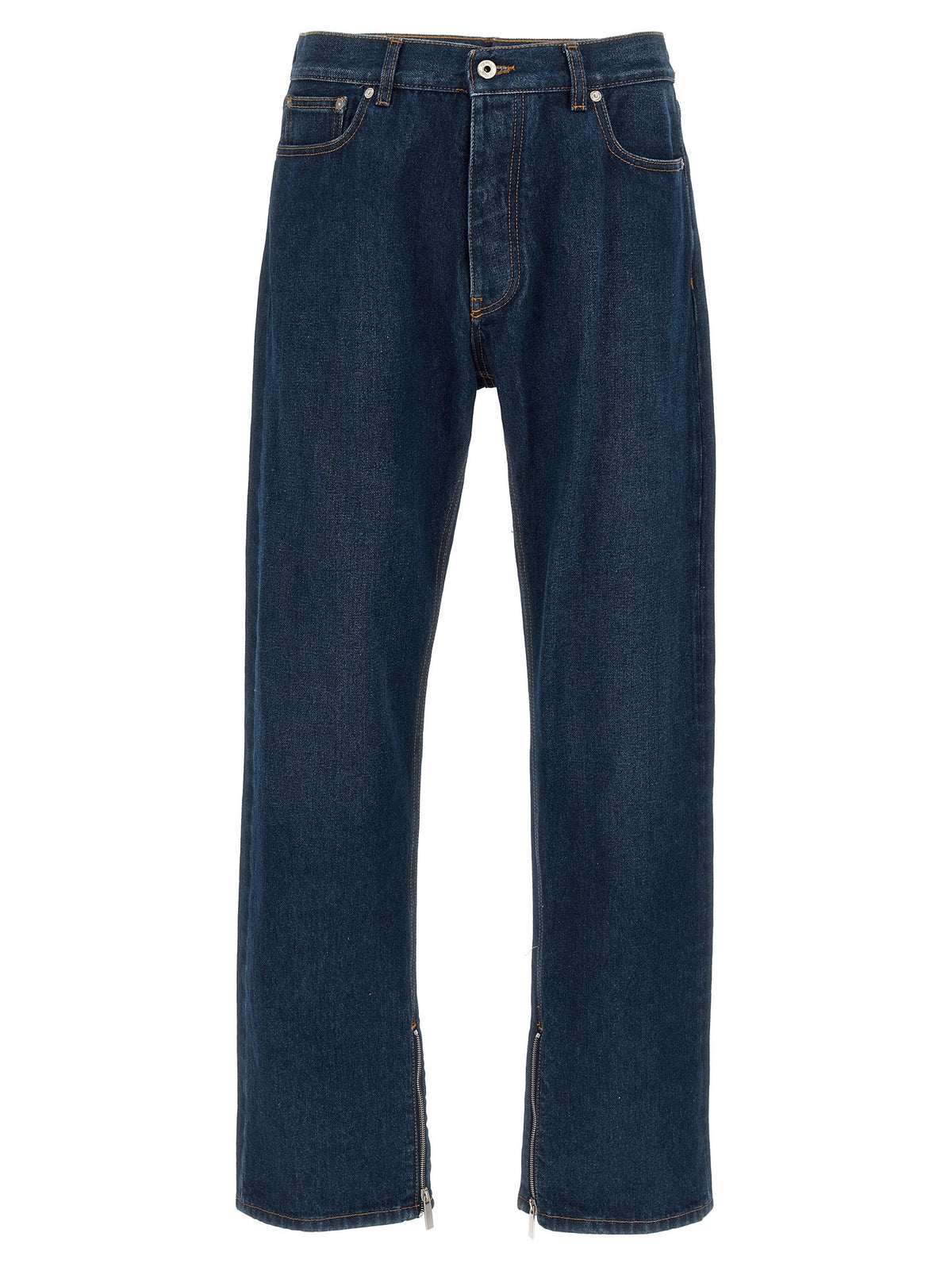 Off-White Arr Zip Skate Jeans – Donkerblauw