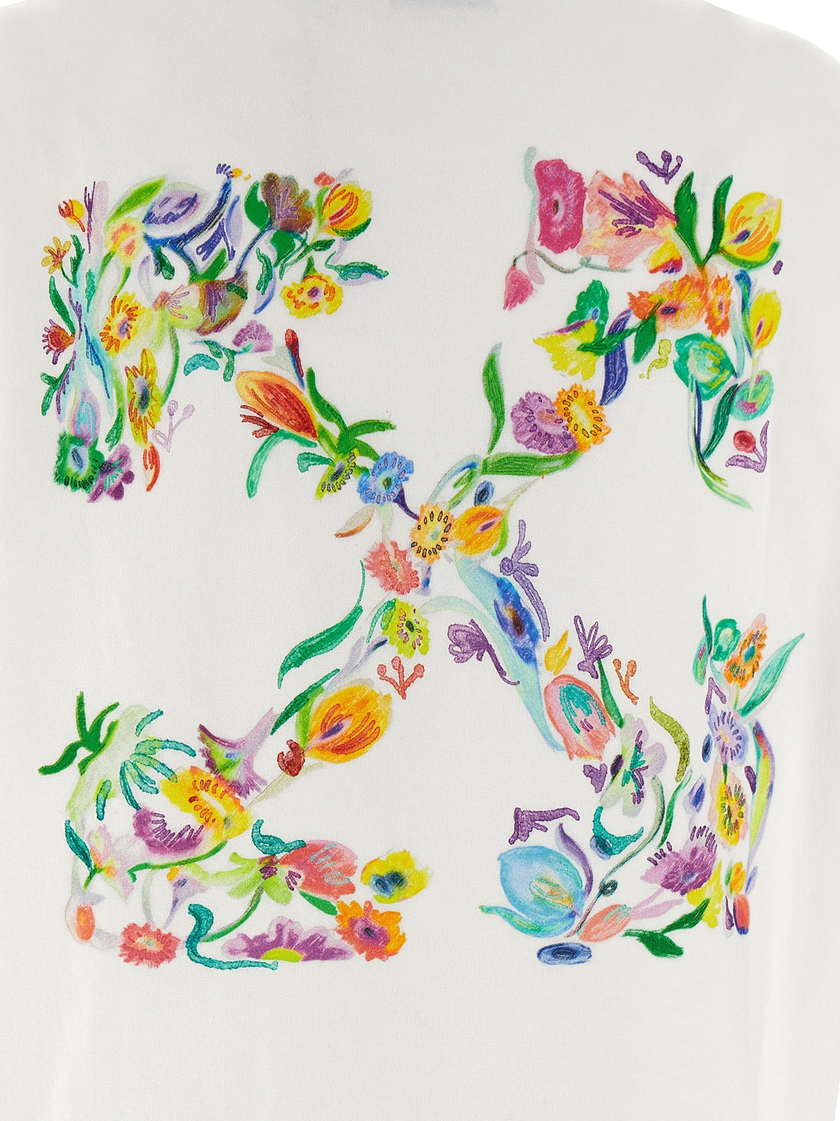 Off-White Arrow Glowing Flower T-shirt – Wit