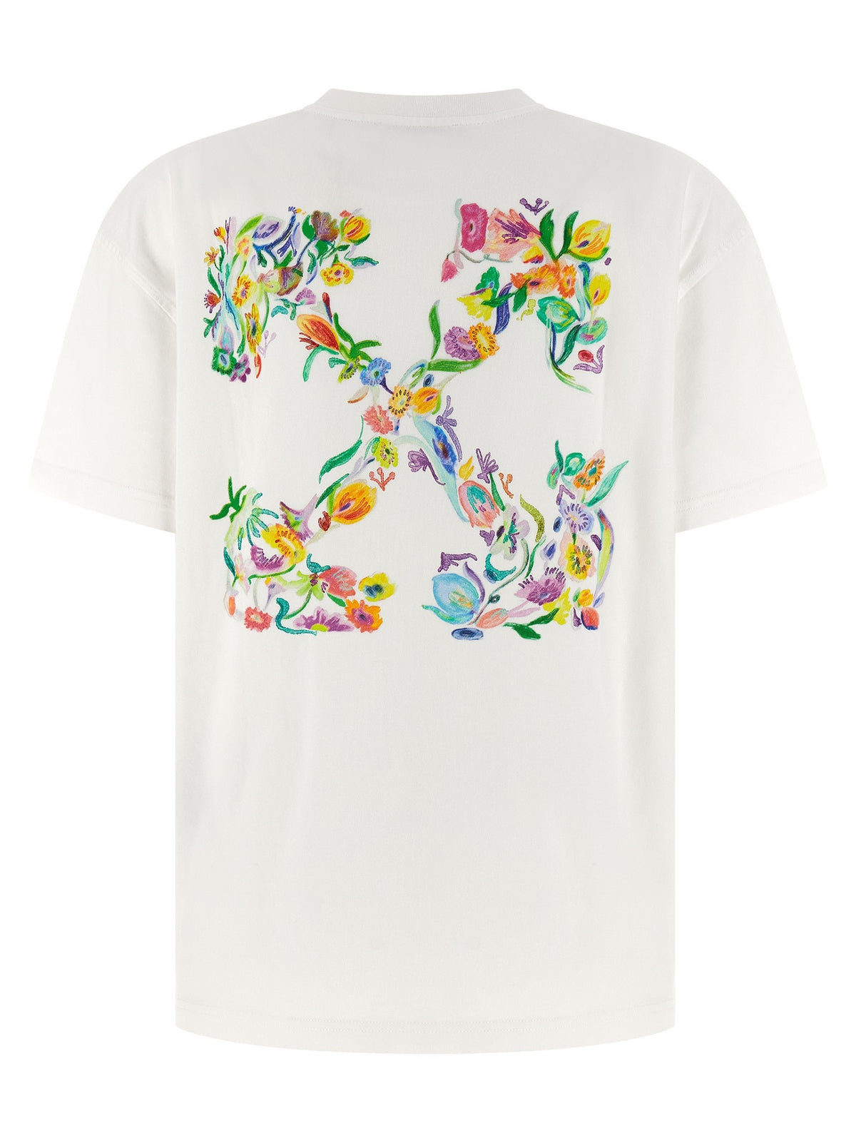 Off-White Arrow Glowing Flower T-shirt – Wit